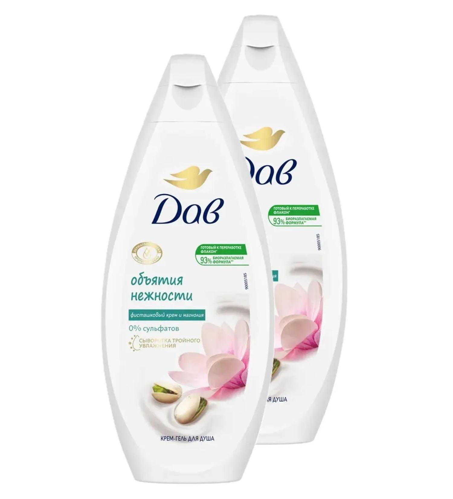 Dove Shower gel pistachio and magnolia 250 ml 2 pcs