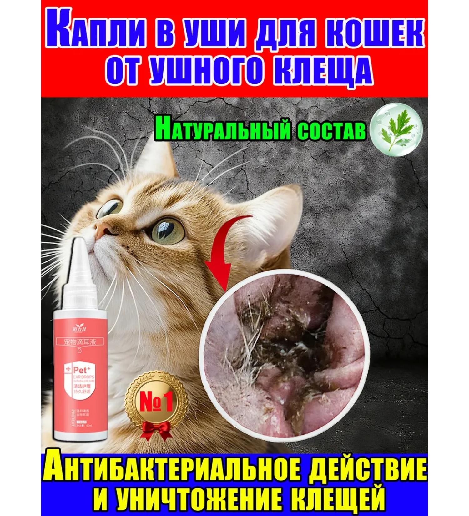 Lotion for cleaning the ears of animals 60ml - Buy Online on GoSupps.com