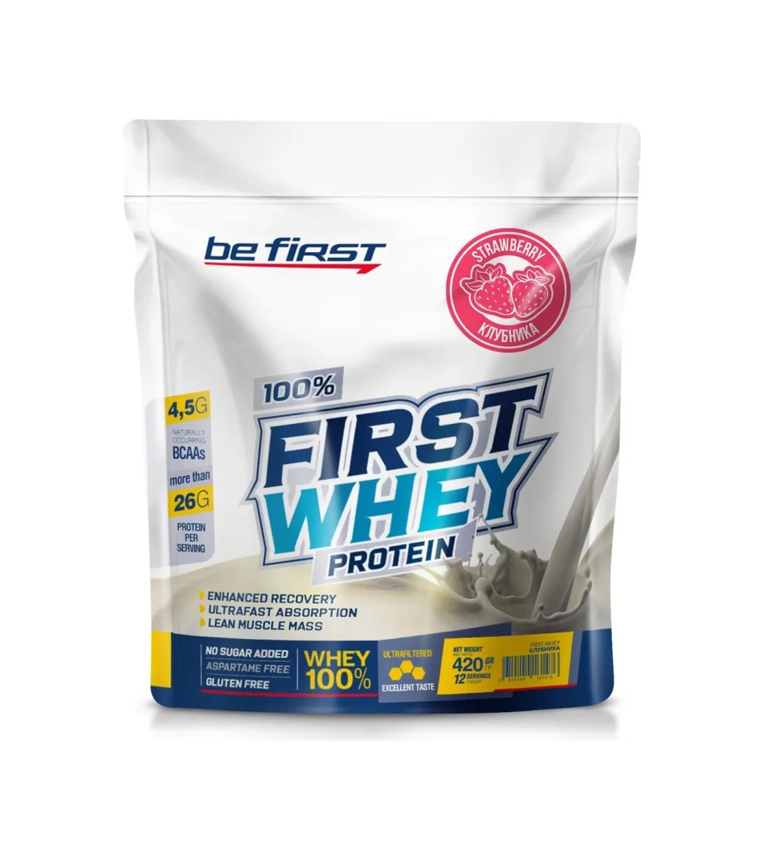 Be First FIRST WHEY Instant 420 GR protein strawberry ice cream