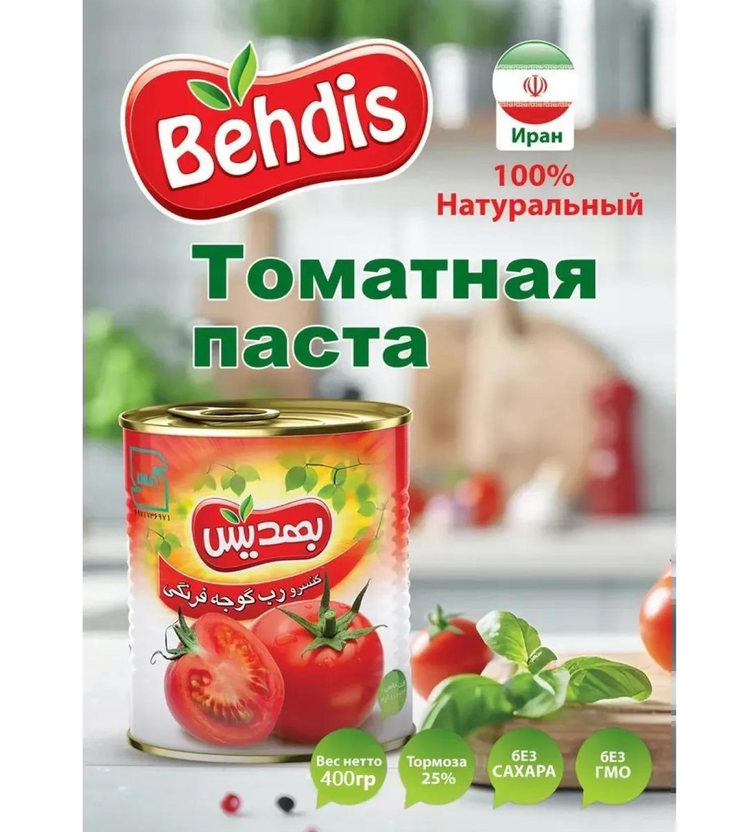 Taymaz Tomato paste Iran 1 bank 400 grams