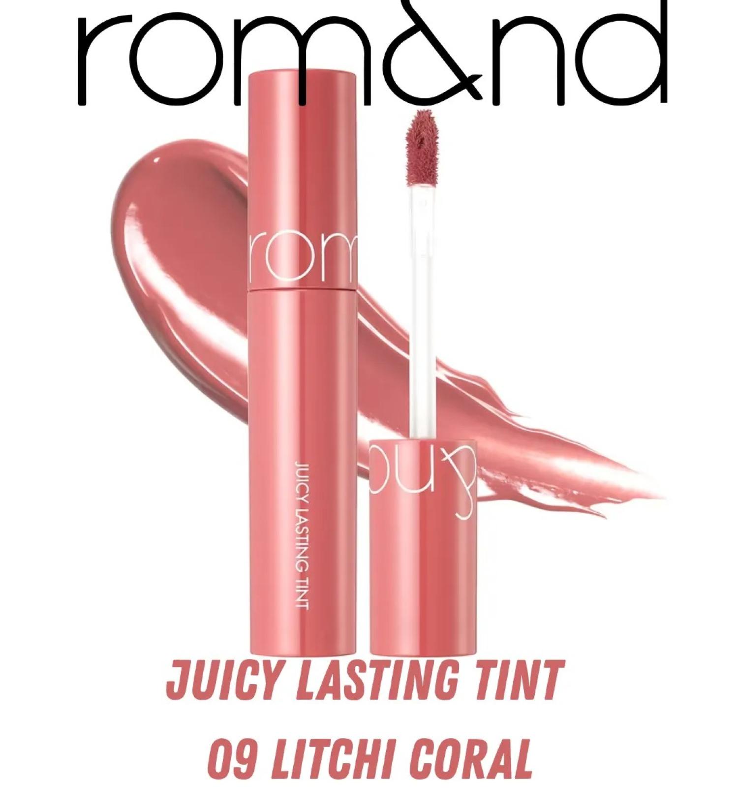 ROM&ND 09 Litchi Coral Tint for the lips with a glossy effect - Buy Online on GoSupps.com