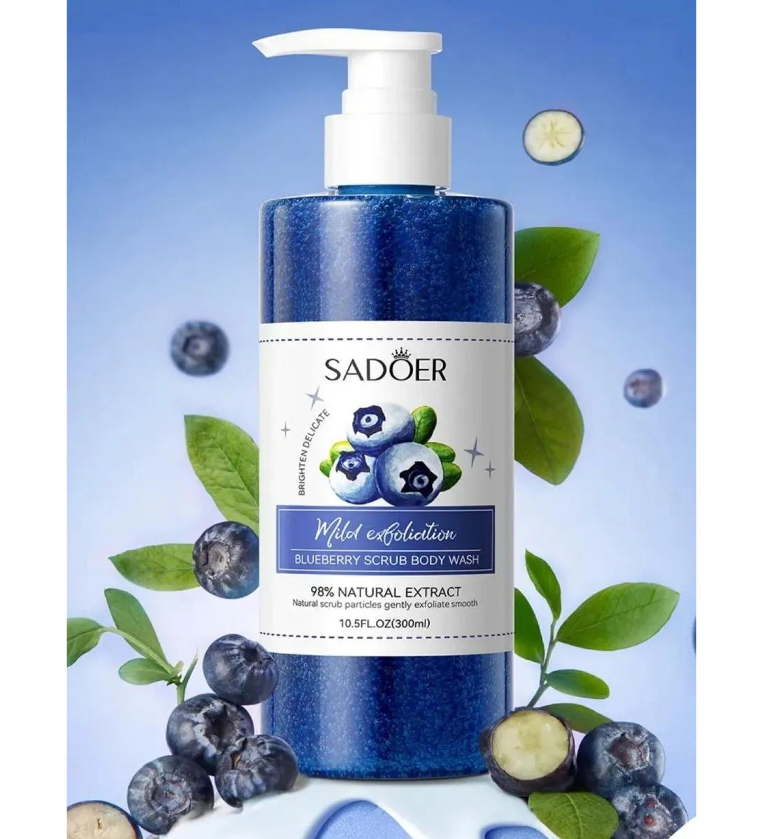 Body scrub exfoliating blueberries - Buy Online on GoSupps.com
