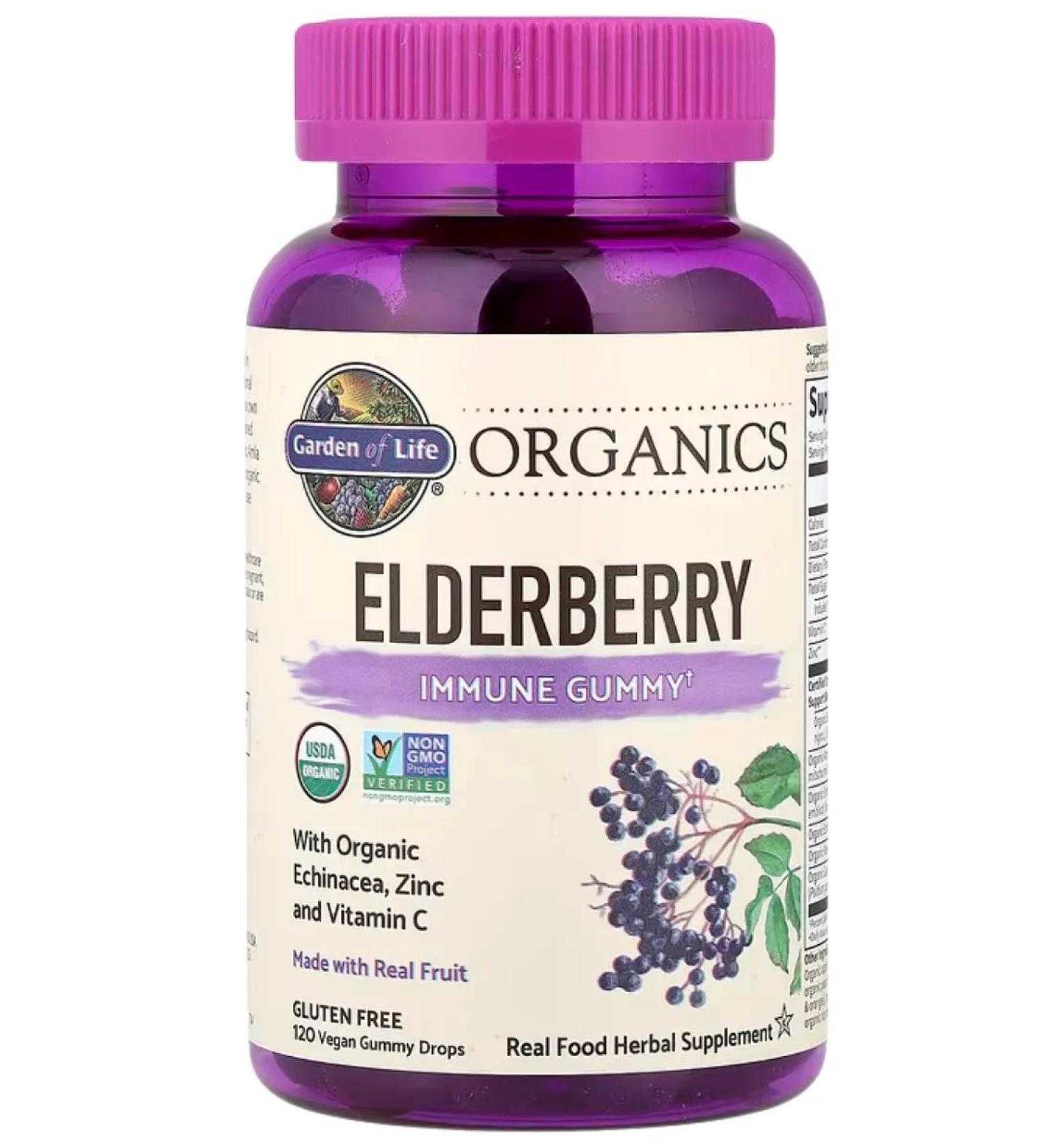 Garden of Life Organics Buzina 120 chewing tablets