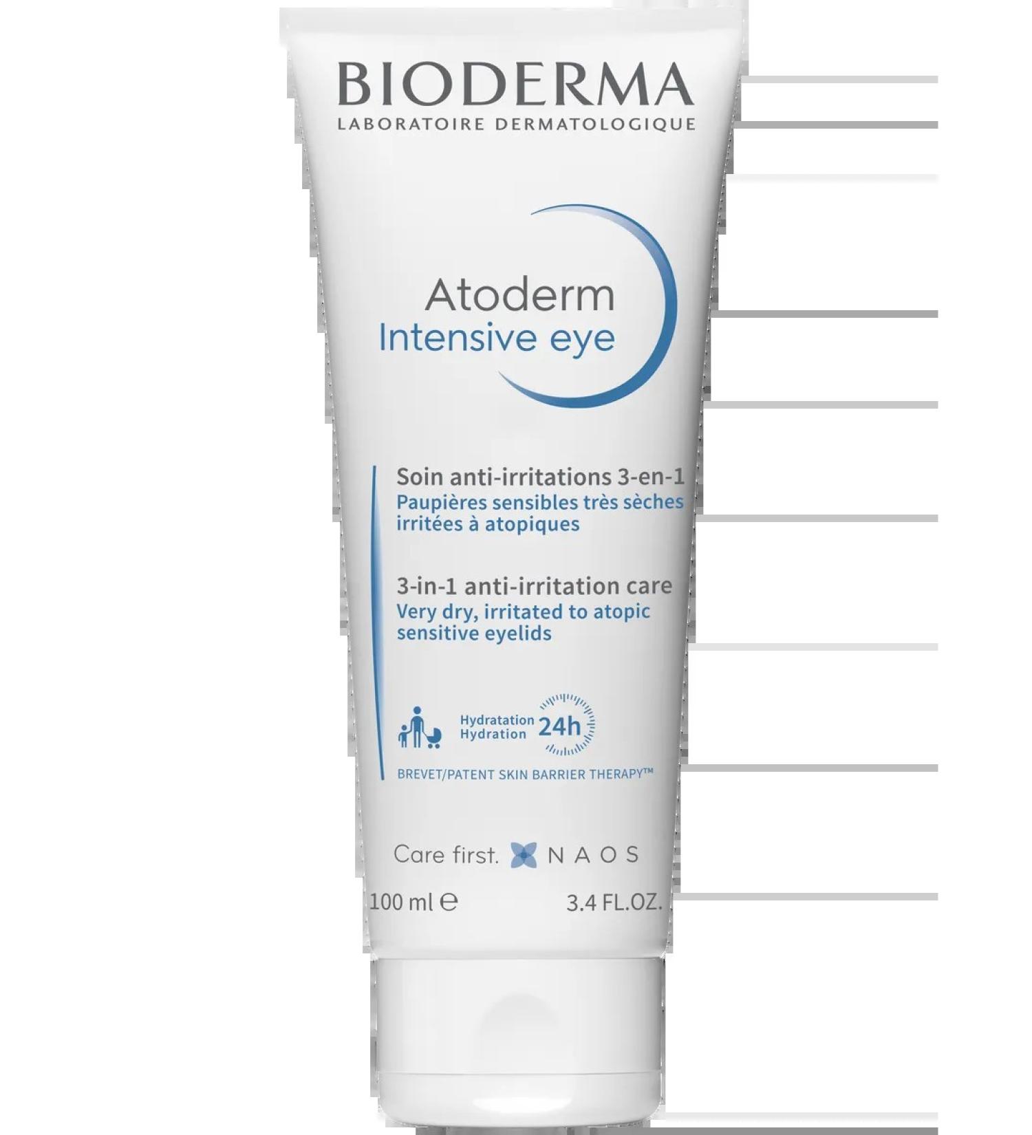 Bioderma Bioerm atoderm Care for the area around the eyes 3-in-1 100 ml - Buy Online on GoSupps.com