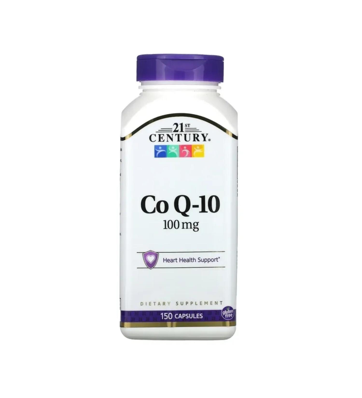 21st Century CO Q-10 100 Mg Coenzym Q10 150 capsules - Buy Online on GoSupps.com