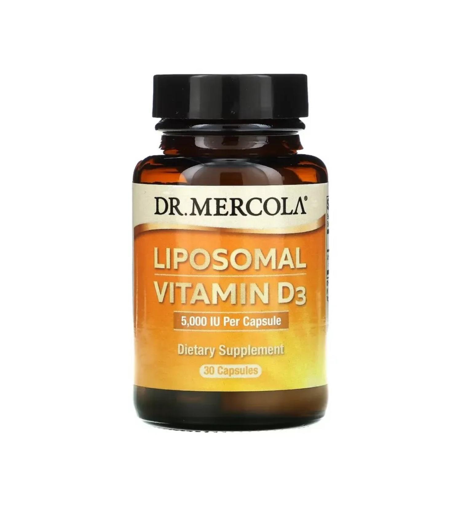 Dr Mercola Vitamin D3 Liposomal Vitamin D3 5000 ME 30 capsules