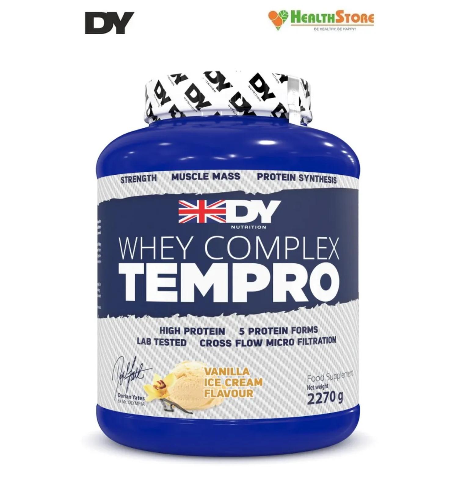 Dorian Yates Nutrition Whey Tempro 2.27kg vanilla serum protein - Buy Online on GoSupps.com