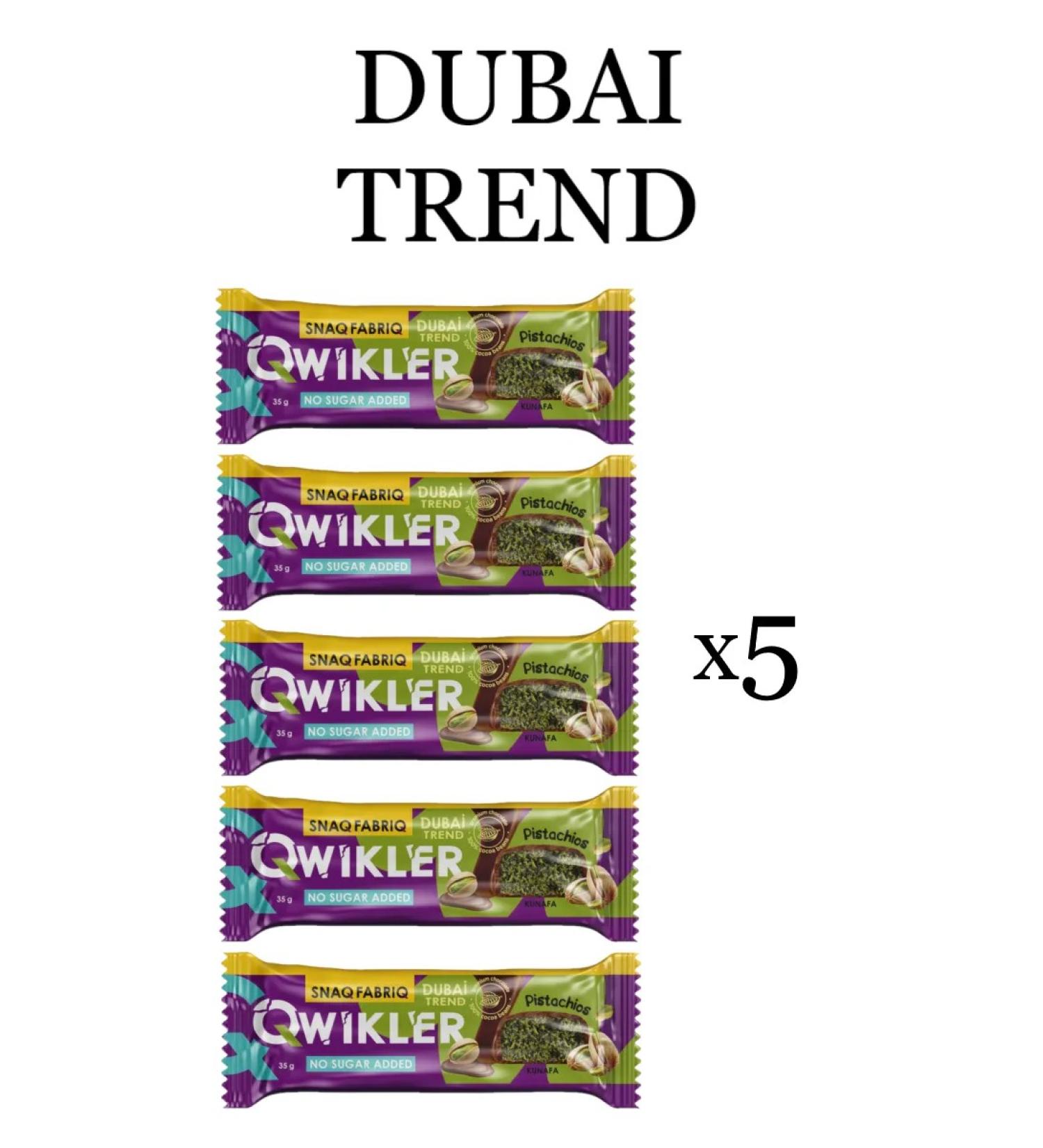 Bombbar QWIKLER BANK WITH PISTASH and Crispy Tough 5x35g