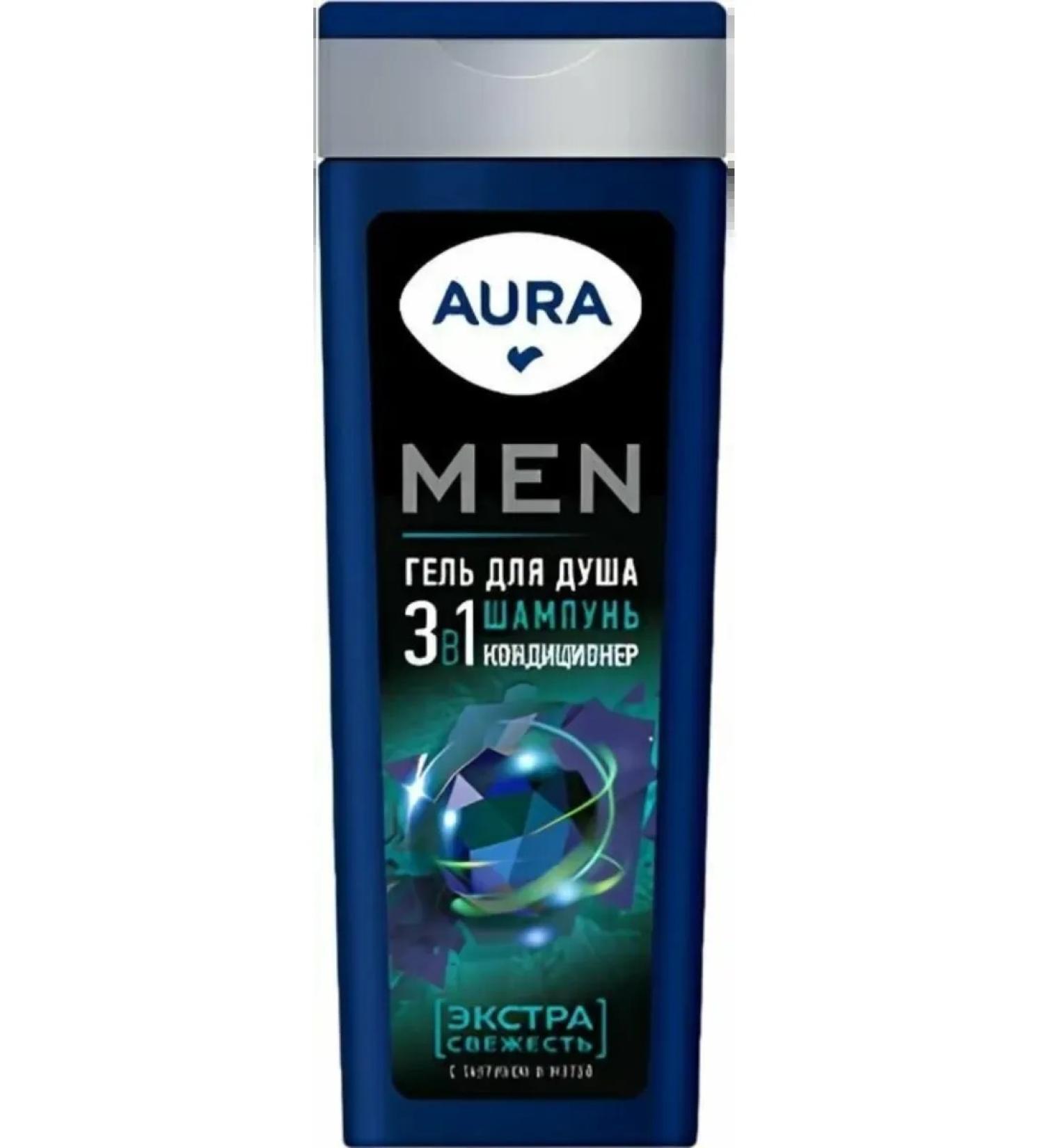 Aura Shower gel 3B1 Extra Freshness 380 ml