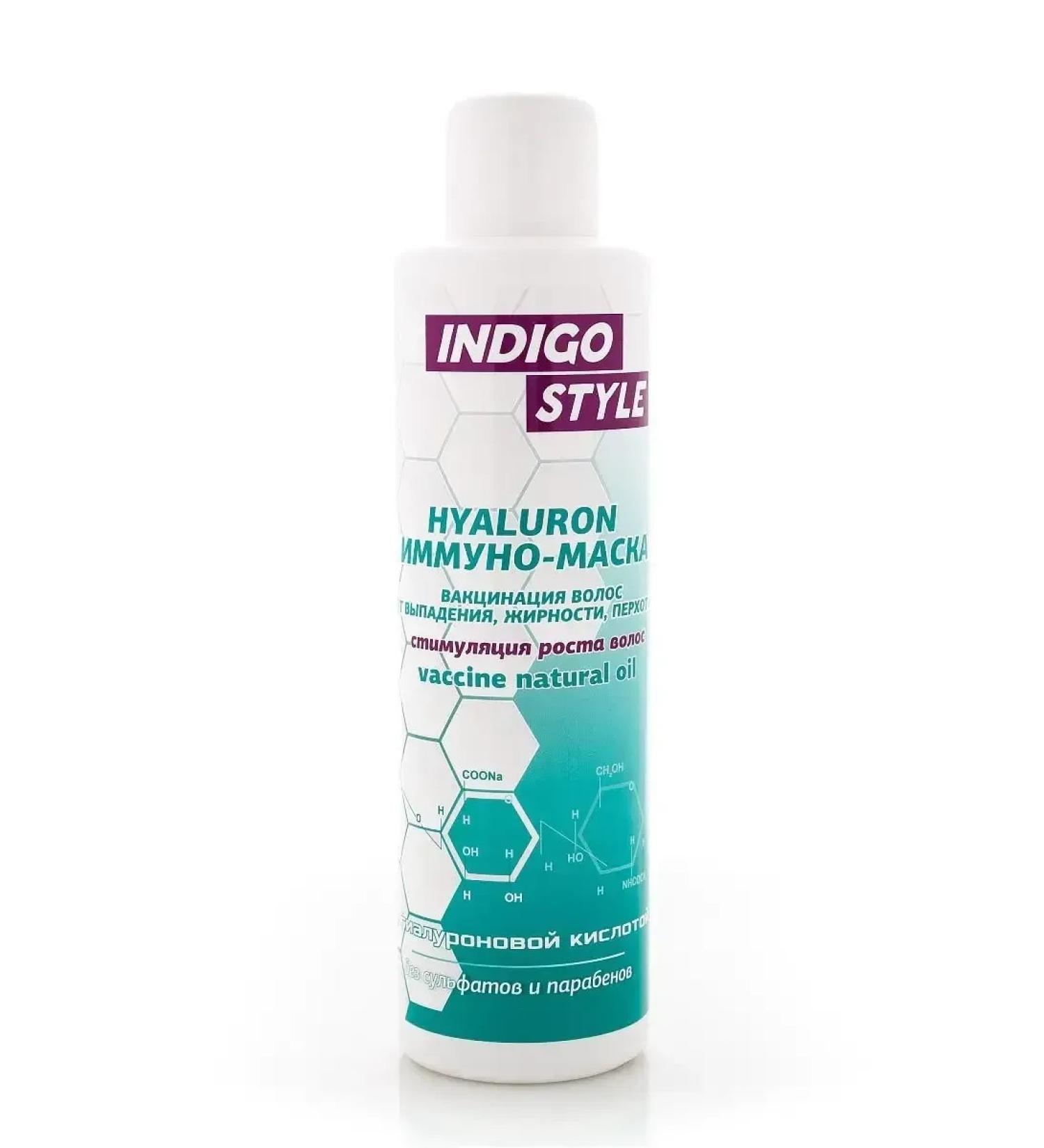 Indigo Immunomaska-vaccination of hair