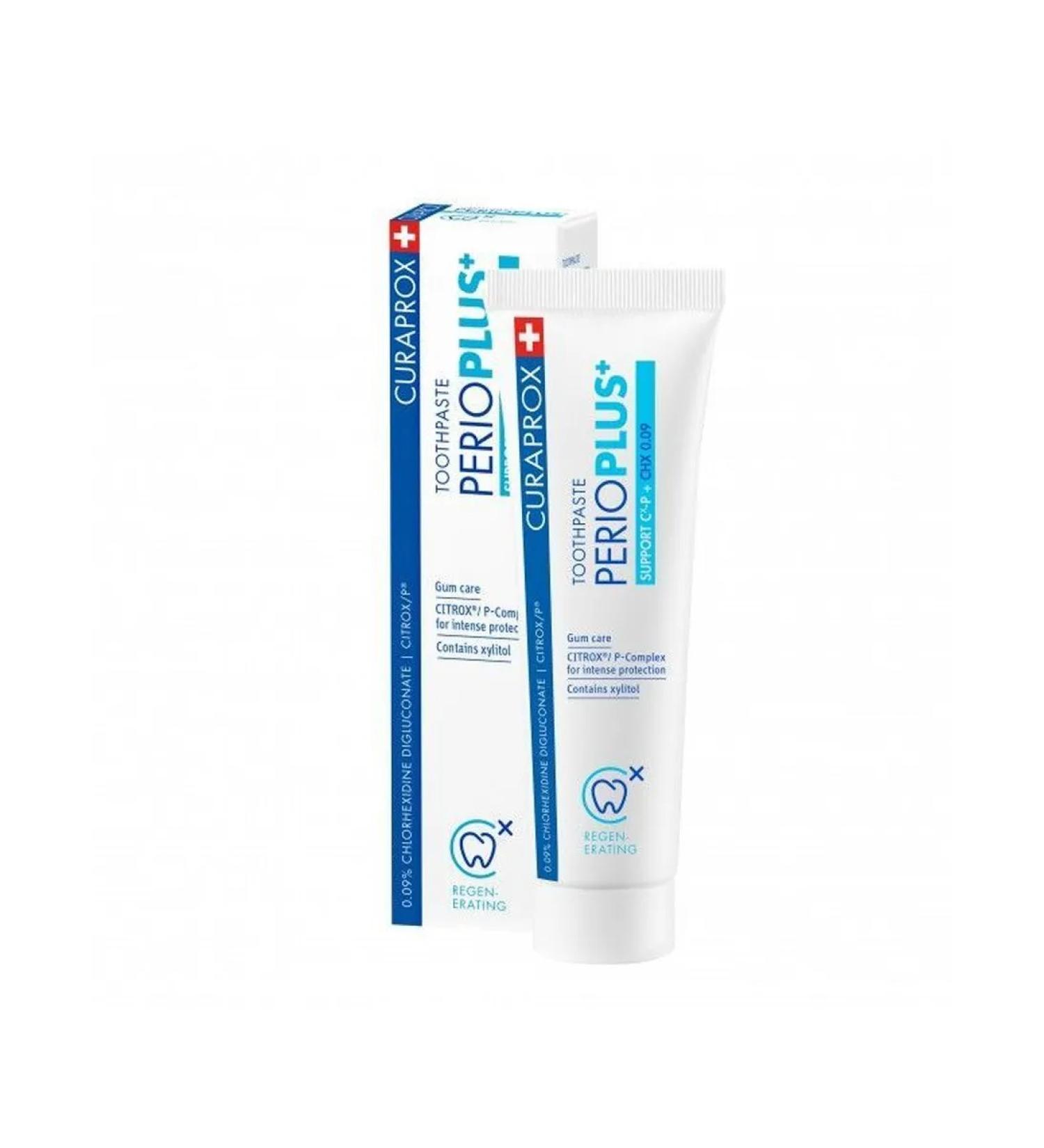Curaprox PARIO PLUS SUPPORT CHX toothpaste 0.09% 75 ml
