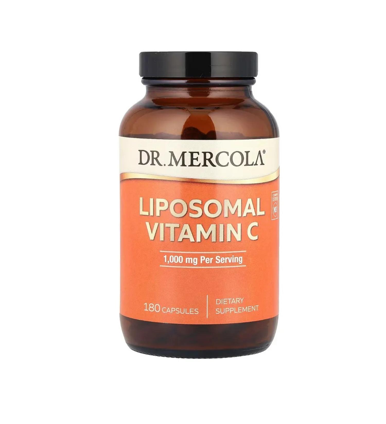 Dr Mercola Liposomal vitamin C 1000 mg 180 capsules