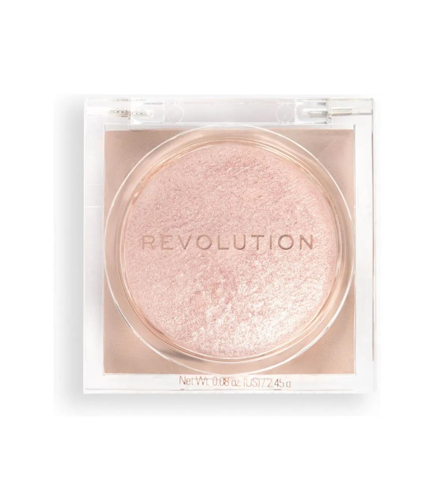 MakeUp Revolution Beam Bright Rose Luster Highlighter - Buy Online on GoSupps.com