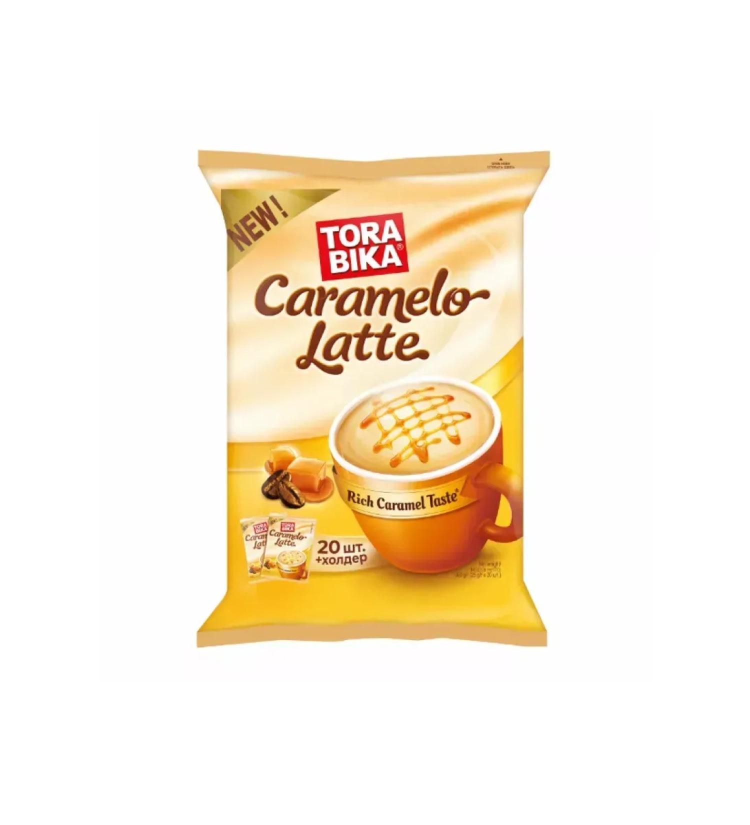ToraBika Caramello Latte coffee 25 g 20 pieces
