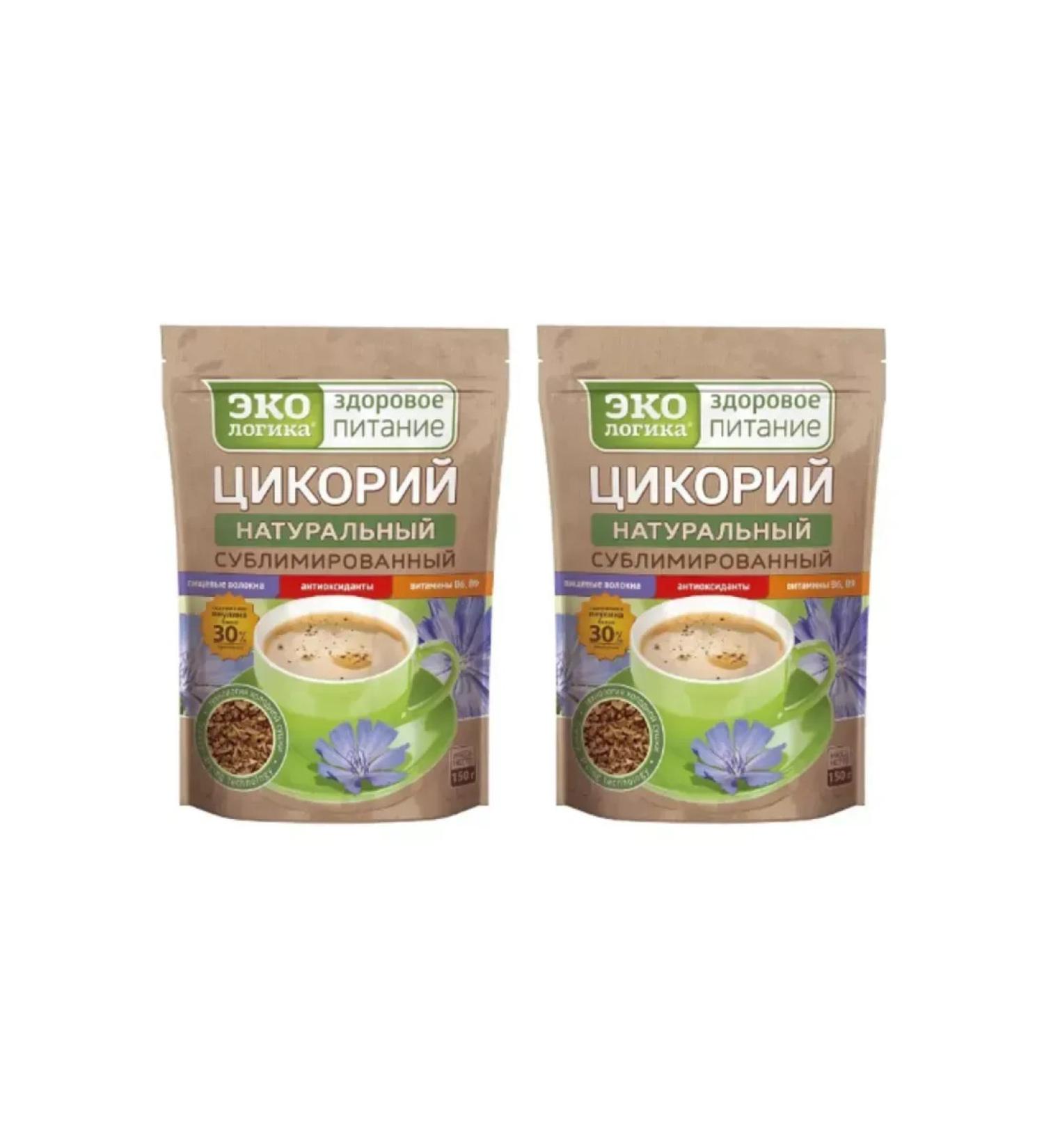 EcoLogic Chicoria natural sublimated 150 g 2 packages - Buy Online on GoSupps.com