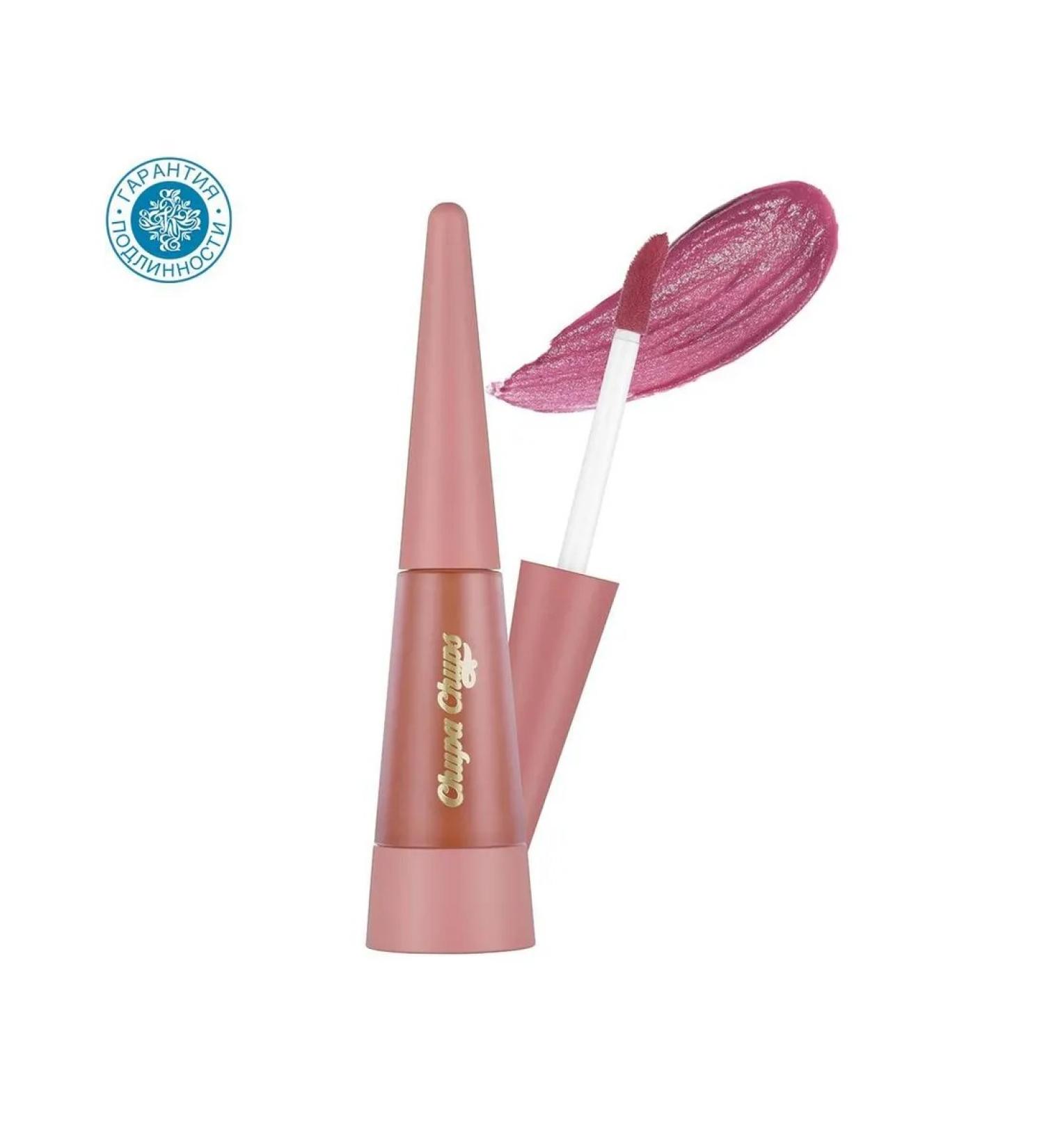 Chupa Chups Velvety lipstick Tint in the shade of Peach Souffle