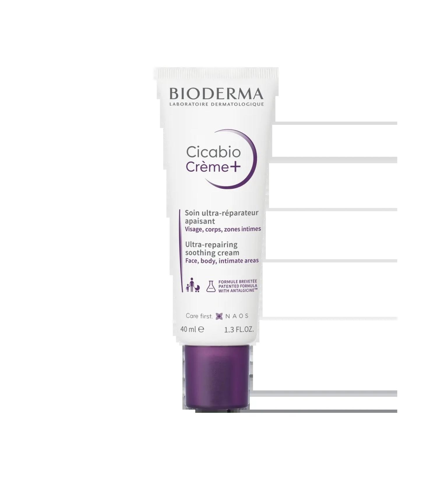 Bioderma Biooderm Cicabio Restoring cream Cream Plus 40 ml - Buy Online on GoSupps.com