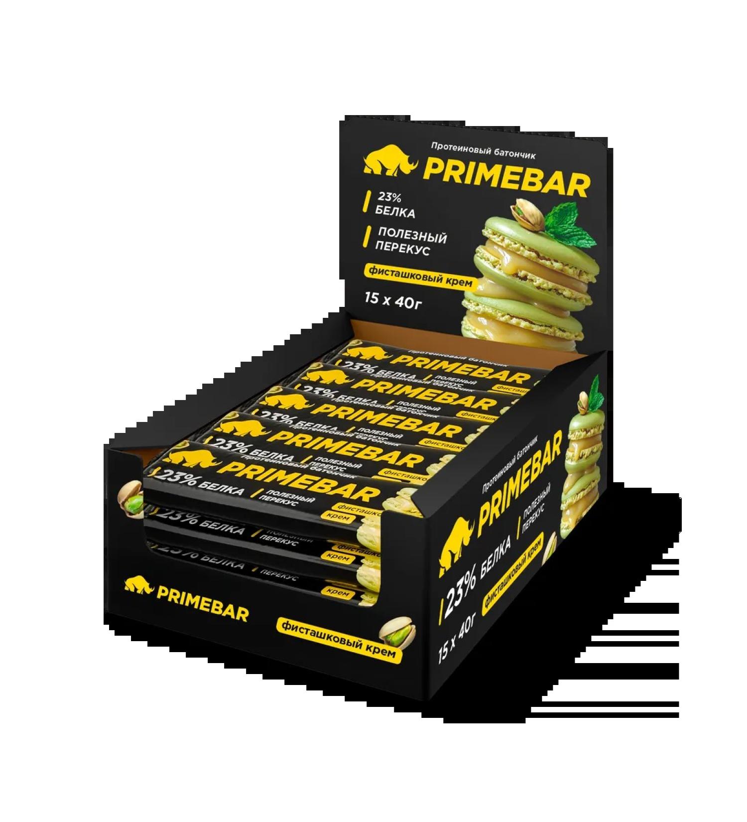 Bank with a protein content "pistachio cream" 40g*15pcs