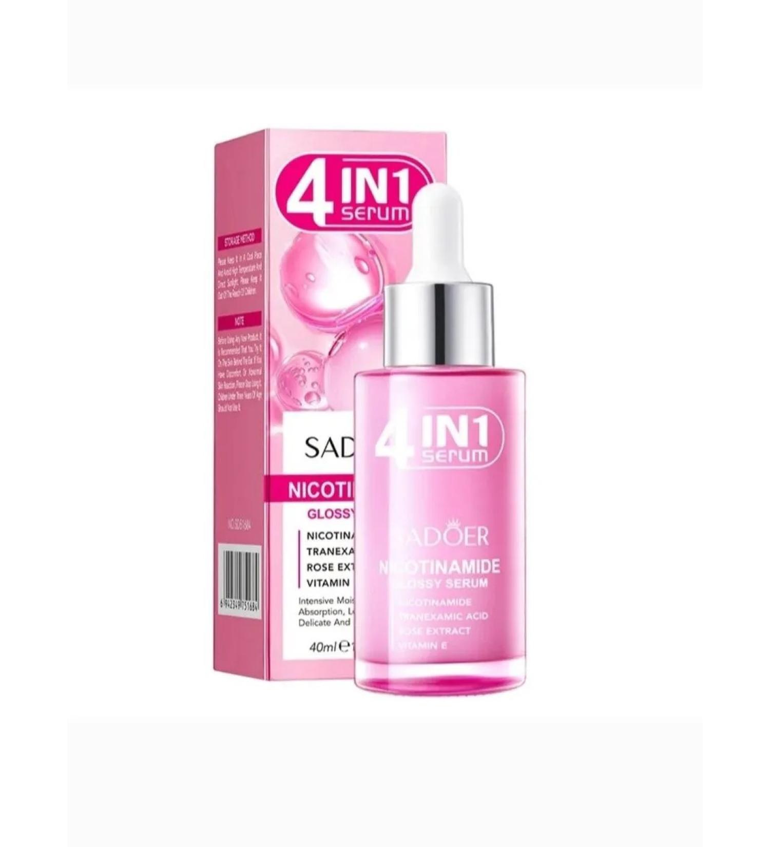 Facial serum with niacinamide 4V1 - Buy Online on GoSupps.com