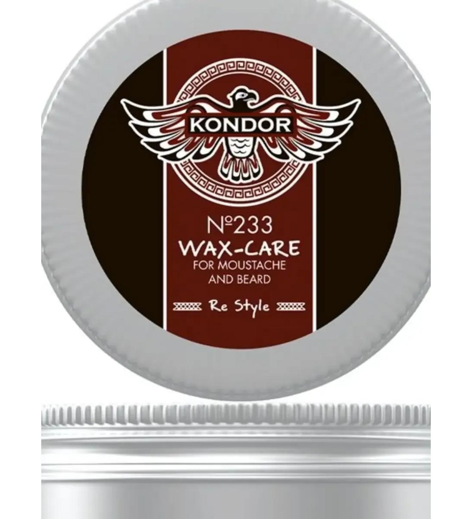 KONDOR Re Style No. 233 wax for a mustache and beard 30 ml