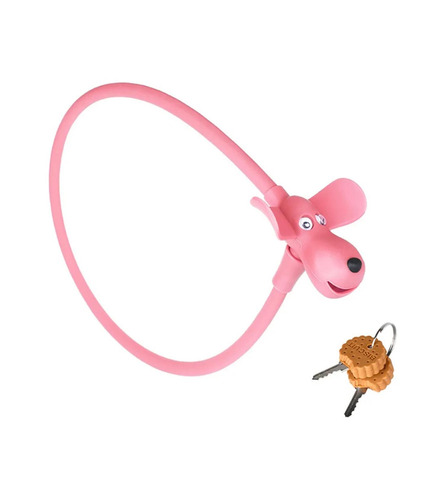 Creative cookies puppy steel cable pink cable - Buy Online on GoSupps.com