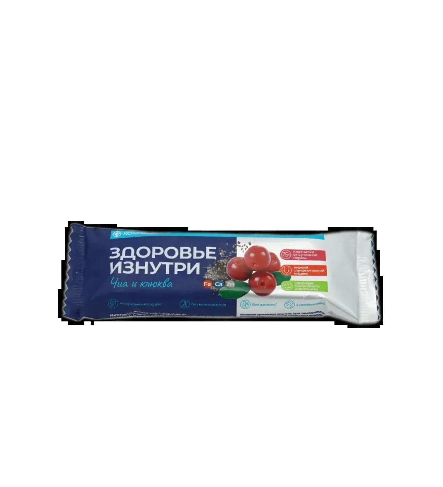 Chomosporin A bar with protein and fiber chia and cranberries 50g