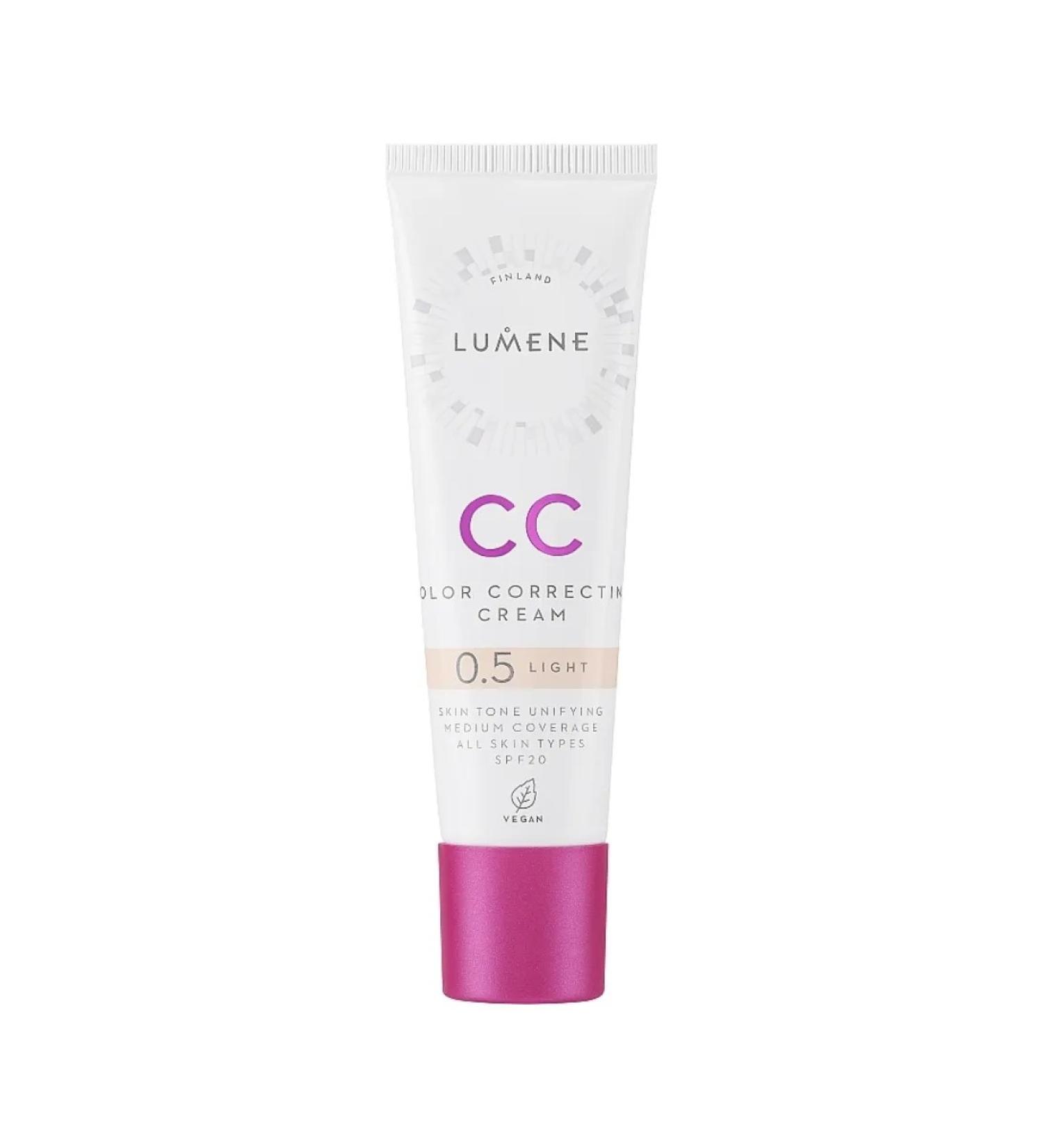 Lumene Tonal cream CC Color Correcting Cream SPF 20 tone 0.5 - Buy Online on GoSupps.com