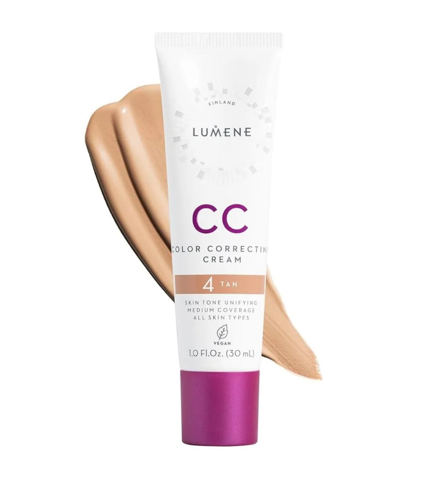 Lumene Tonal cream CC Color Correcting Cream SPF 20 tone 4 - Buy Online on GoSupps.com