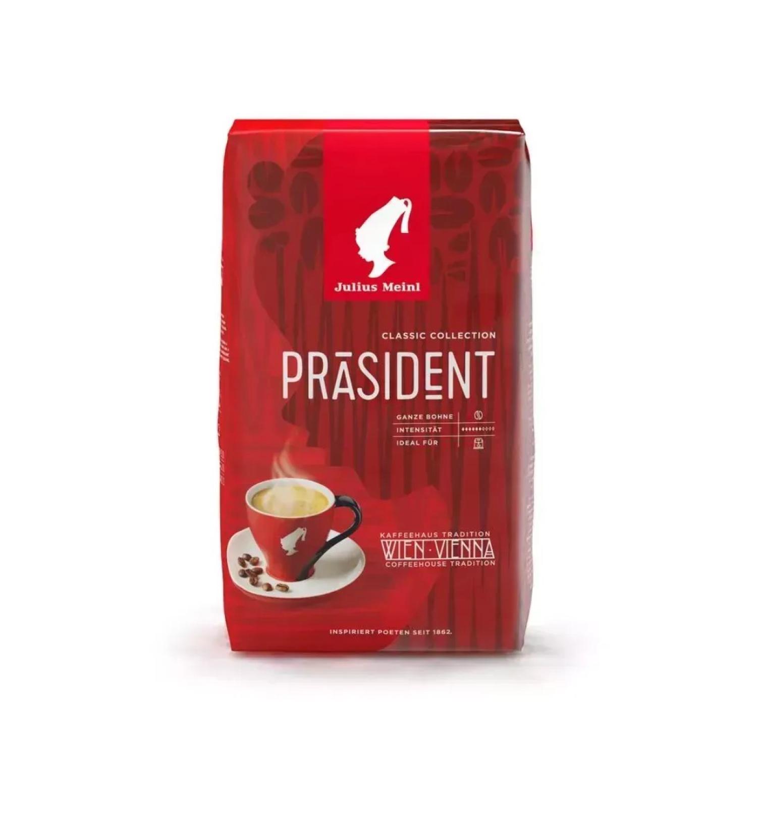 Julius Meinl Coffee president classical collection in grains 1 kg