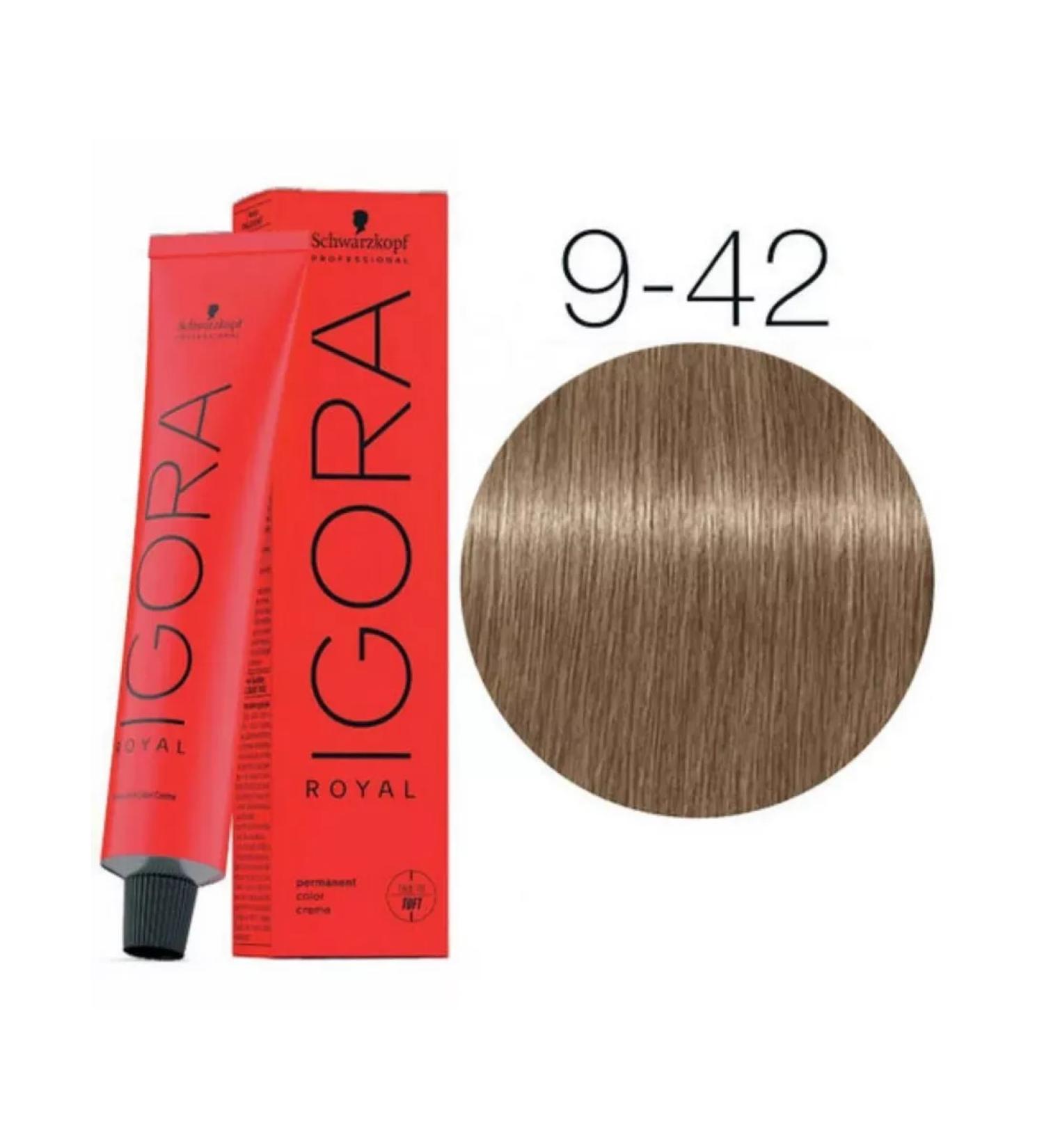 Schwarzkopf Professional Igora Royal 9-42 Blond Beige Persistent Creaming
