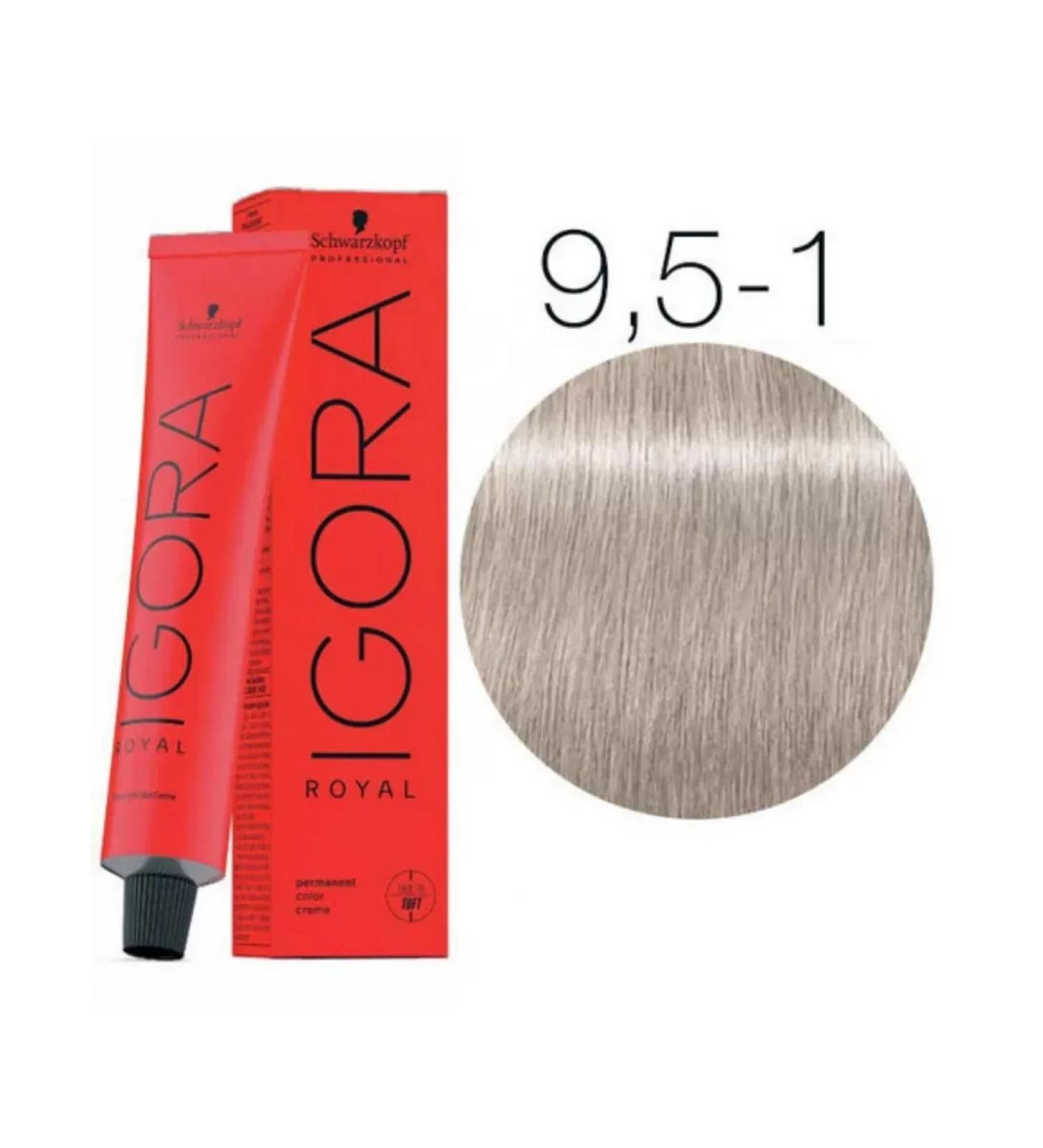 Schwarzkopf Professional Igora Royal 9.5-1 Light blond stable cream-painting