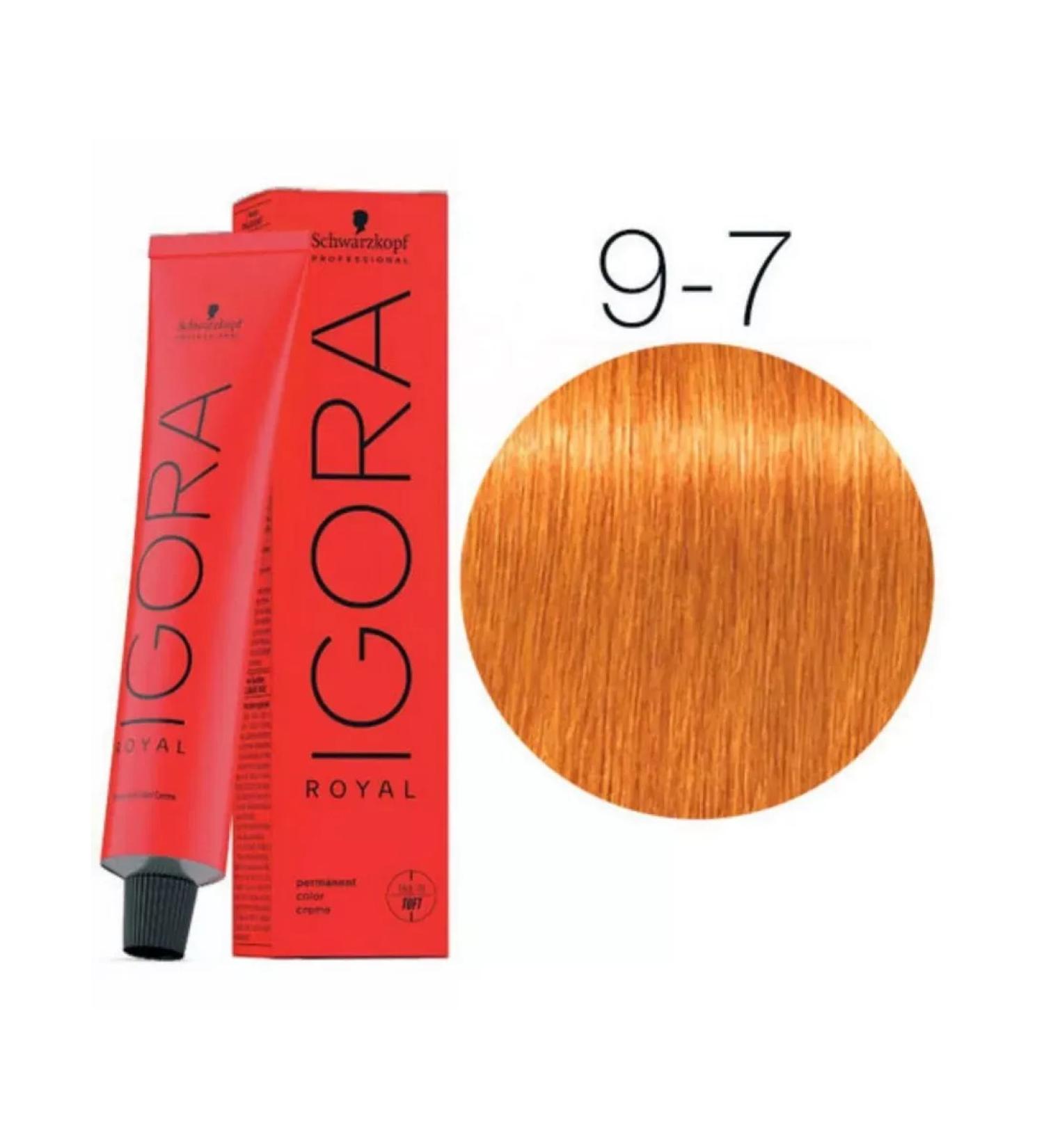 Schwarzkopf Professional Igora Royal 9-7 blond copper persistent cream color