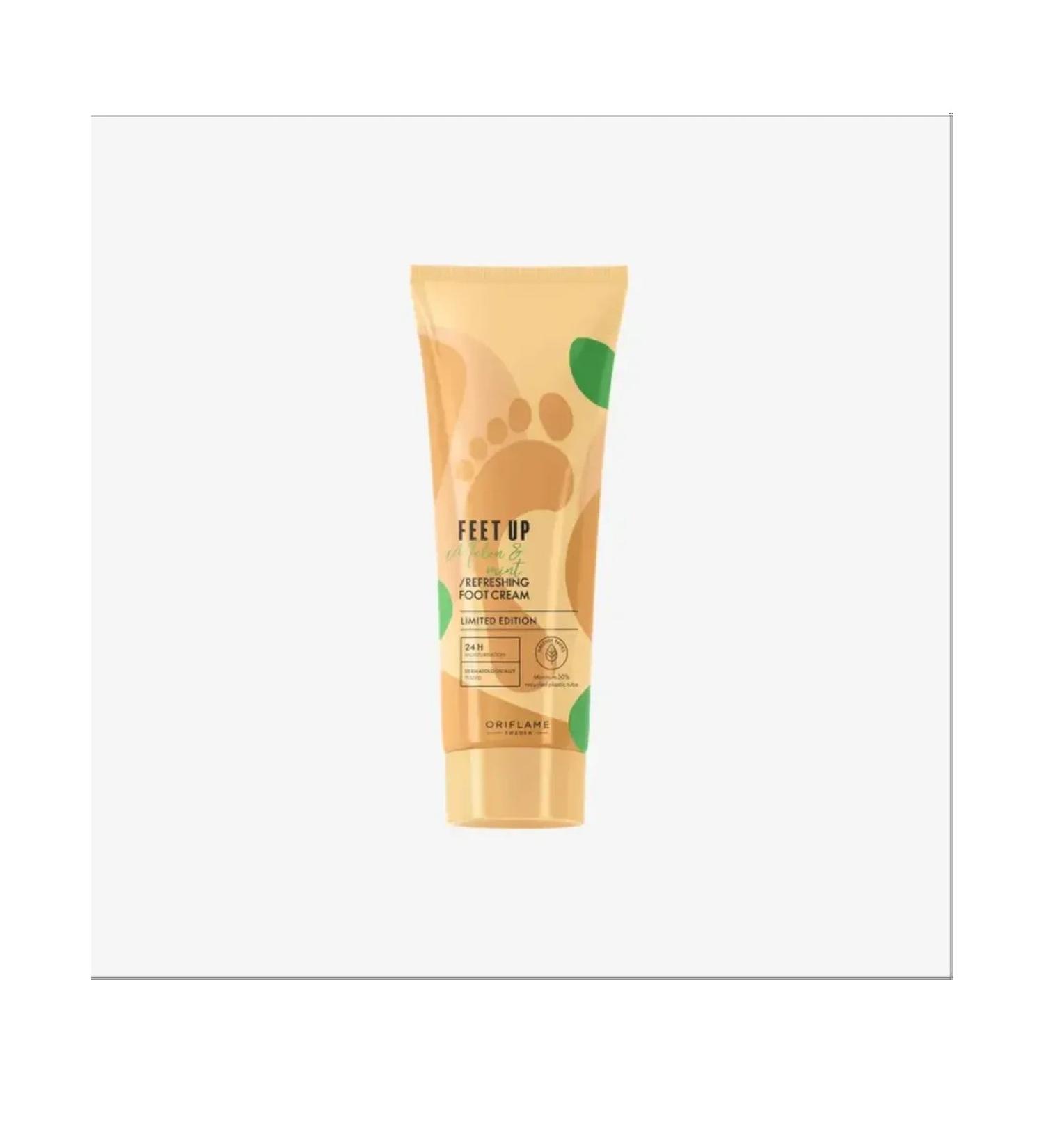 Oriflame Fuel -freshening cream with melon and mint Feet Up - Buy Online on GoSupps.com