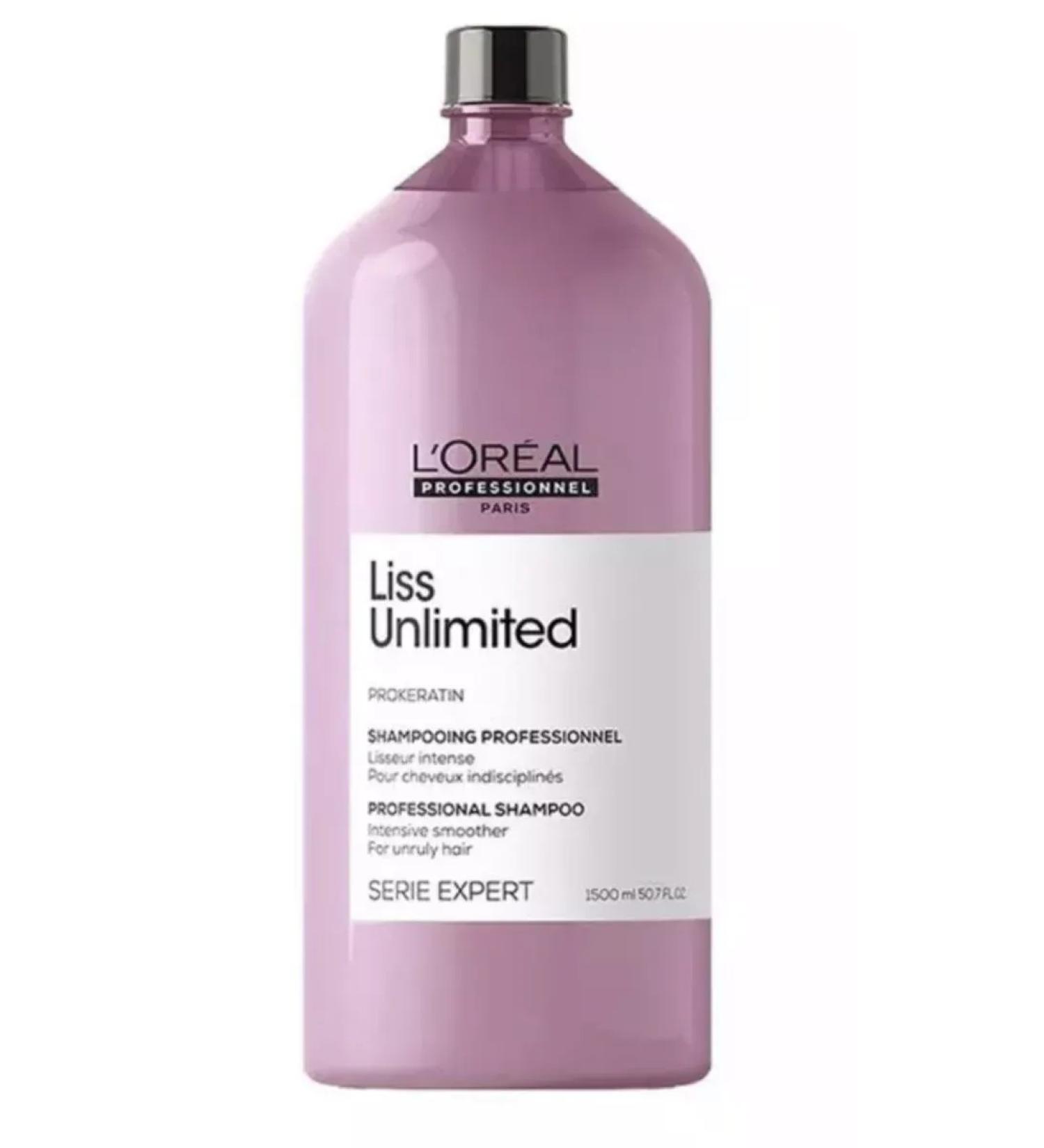 L'Oreal Professionnel Liss Unlimited shampoo for naughty hair - 1500 ml