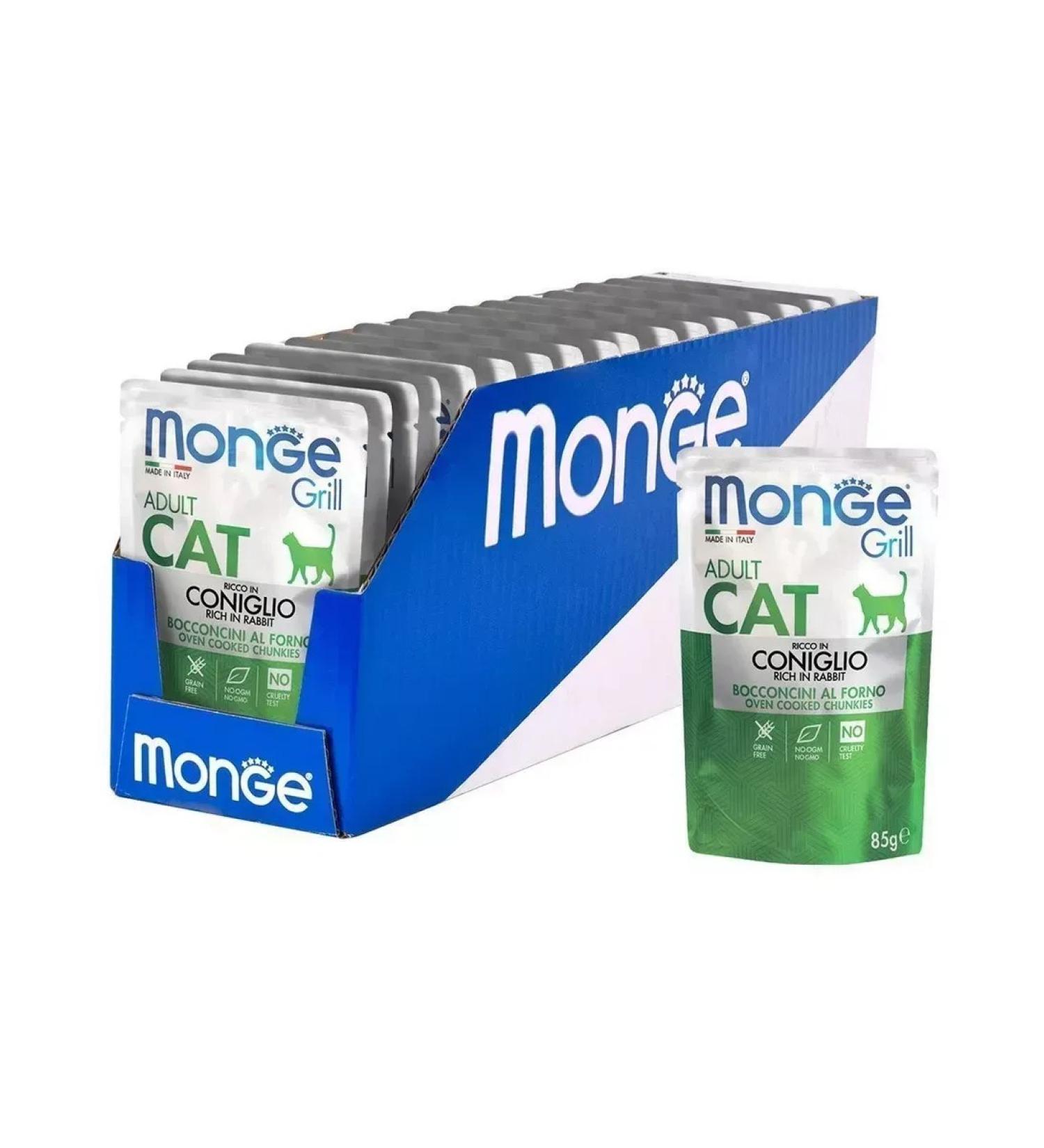 MONGE Wet food for cats Adult Krof 85g x 14 pcs - Buy Online on GoSupps.com