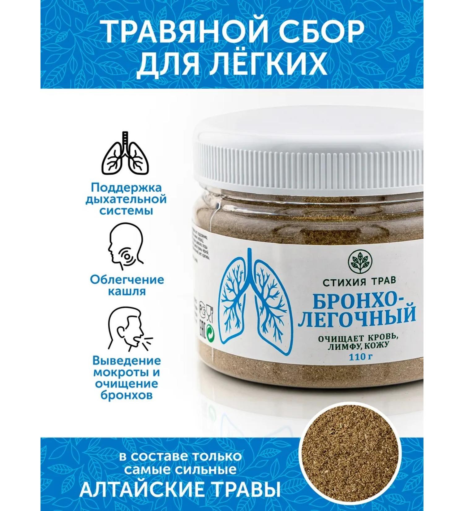 Element of Grasses Herbal collection for lungs 110g - Buy Online on GoSupps.com