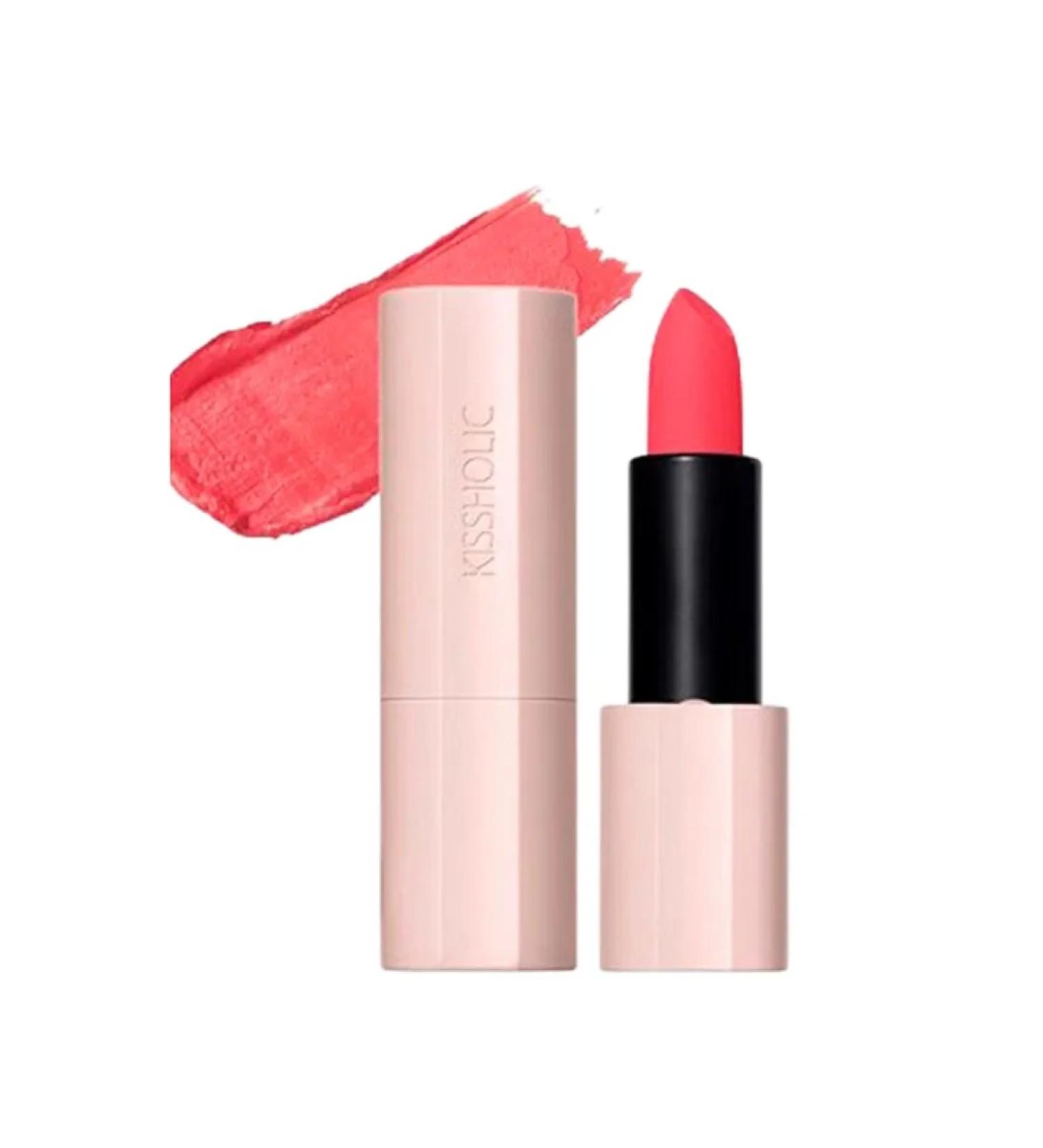 THE SAEM Matte lipstick Kissholic Lipstick CR07 NAKED Coral 3.5 g - Buy Online on GoSupps.com