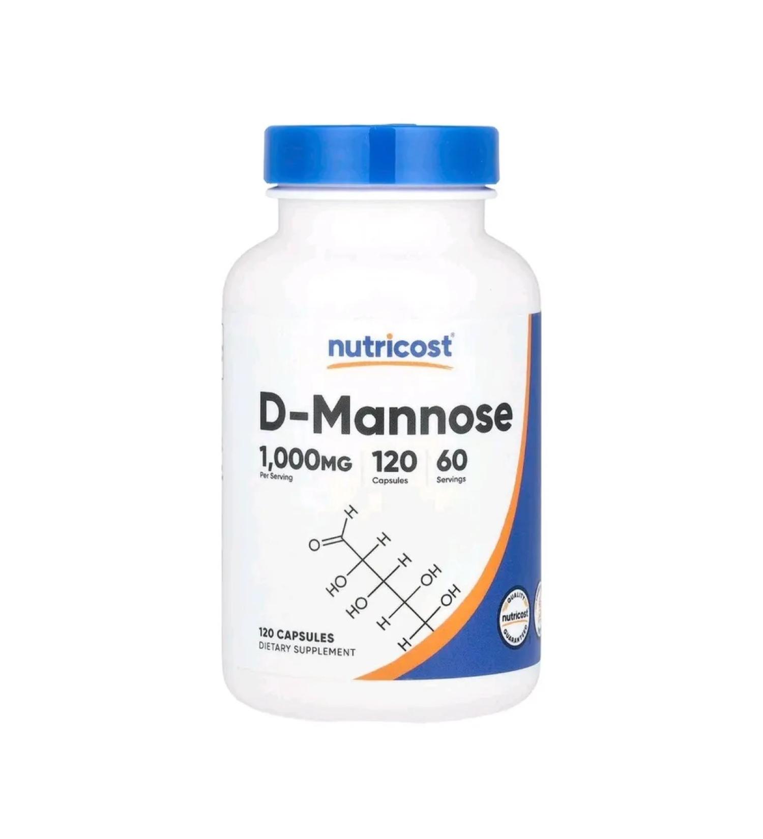 Nutricost D-mannose 120 capsules