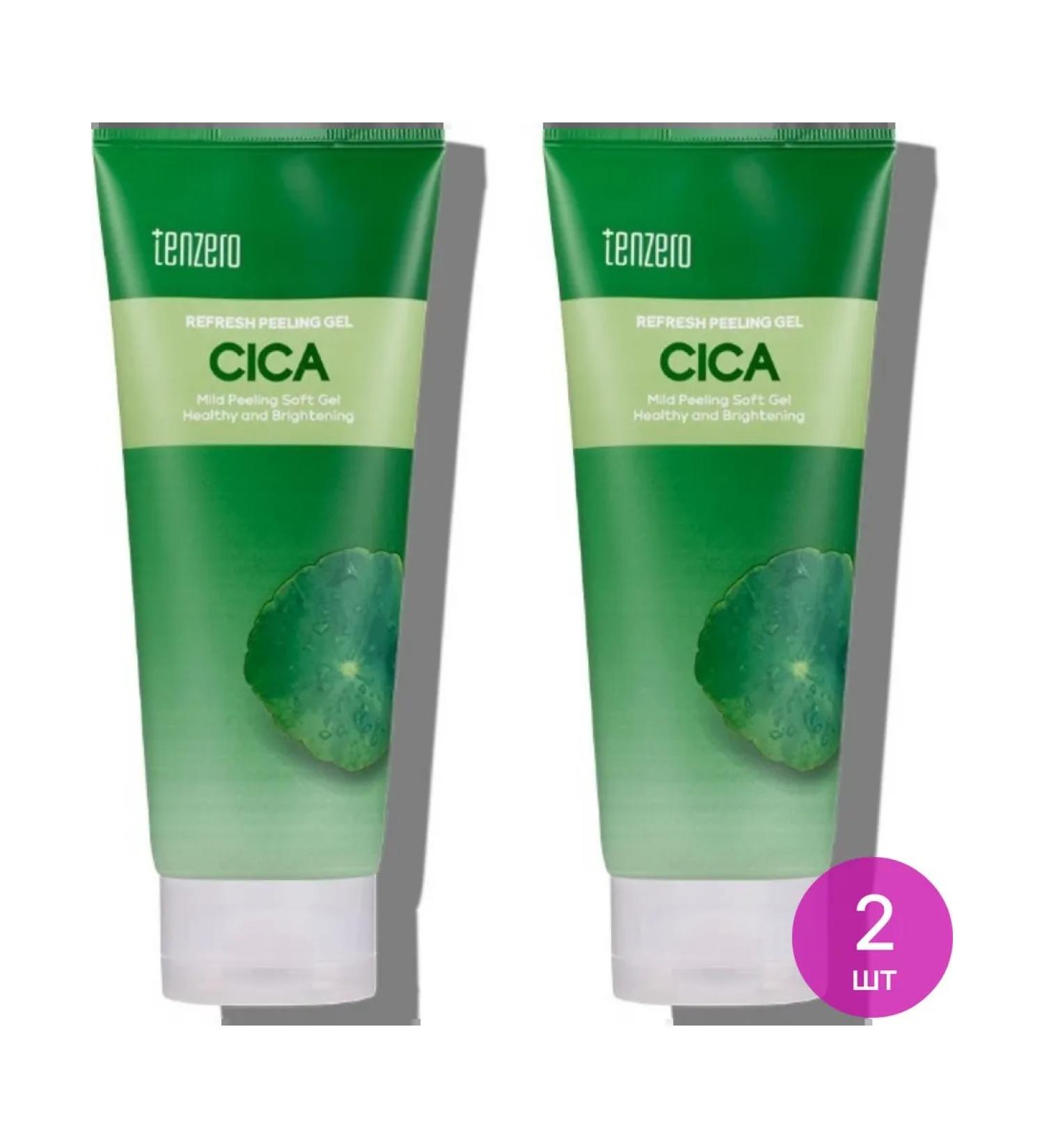 Tenzero Peeling Gel Cica Piling-Gel Facial 180ml 2 pcs