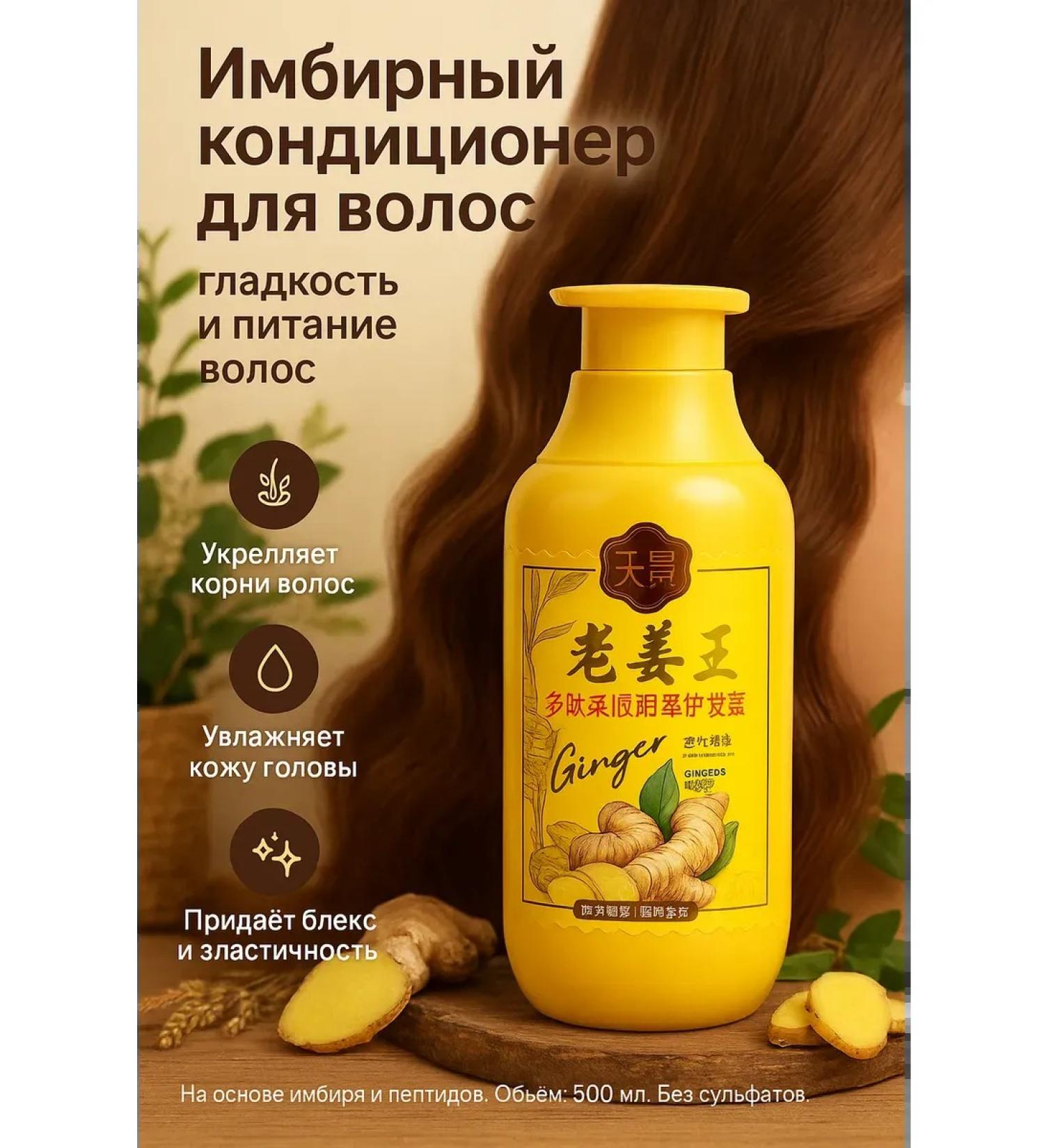 Aurexen Hair air conditioner Ginger 500 ml - Buy Online on GoSupps.com