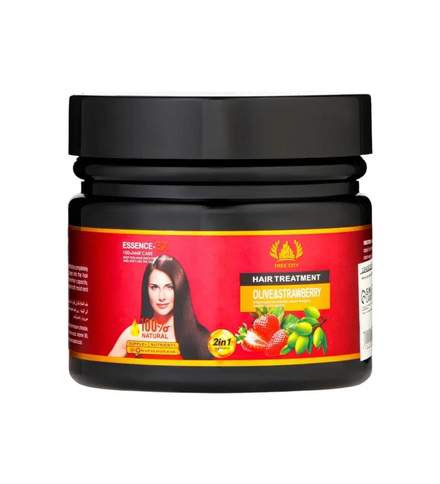 Paragliding Hair mask with olive and strawberry extract