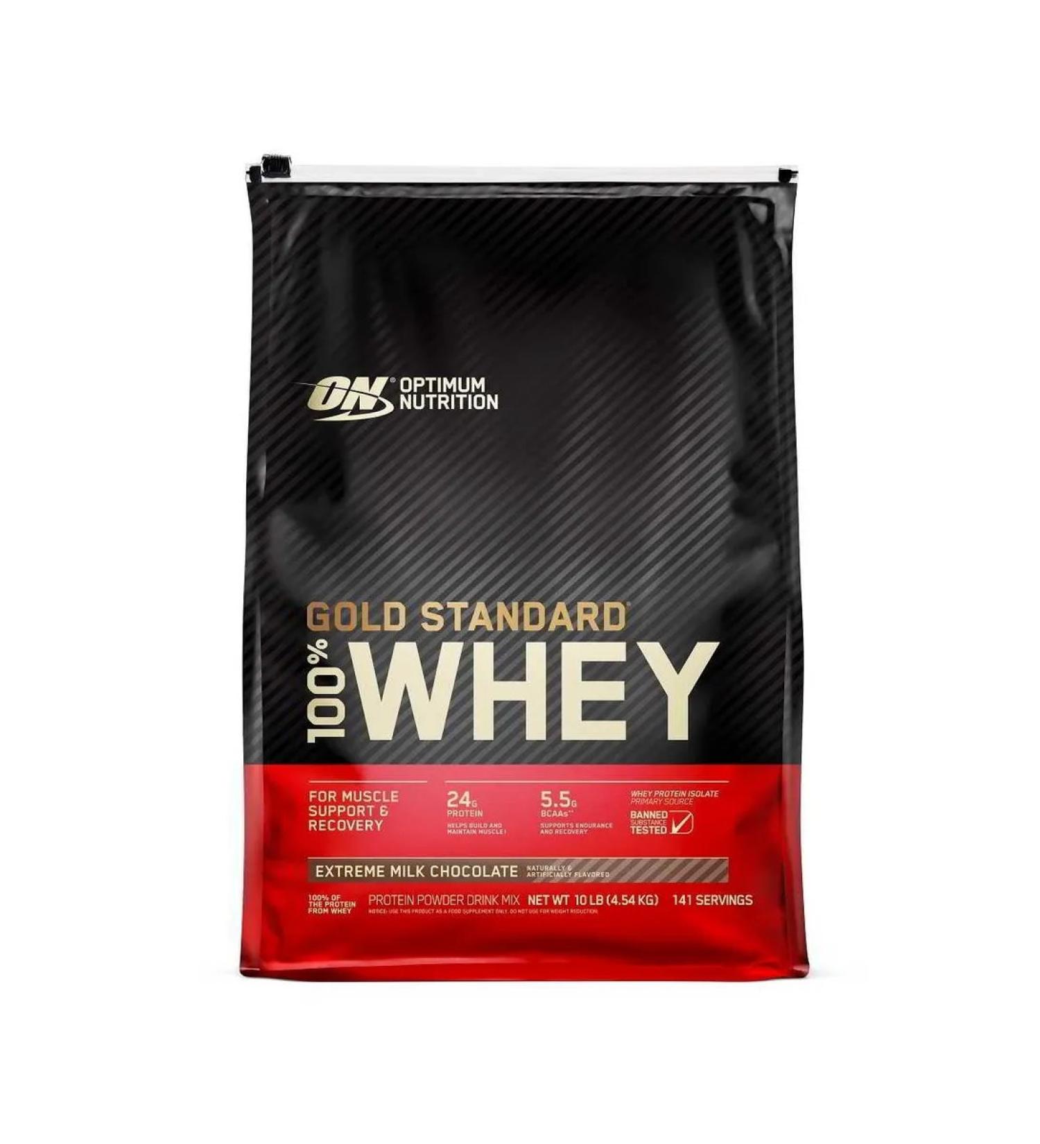 Optimum Nutrition Protein 100% Whey Gold Standard 4540 gr milk chocolate