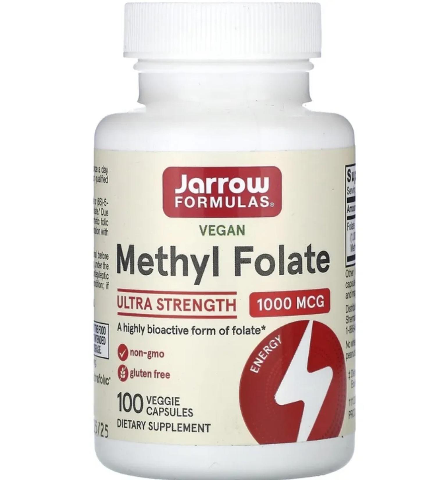 Jarrow Formulas Methyl Flate 1000 g 100 caps