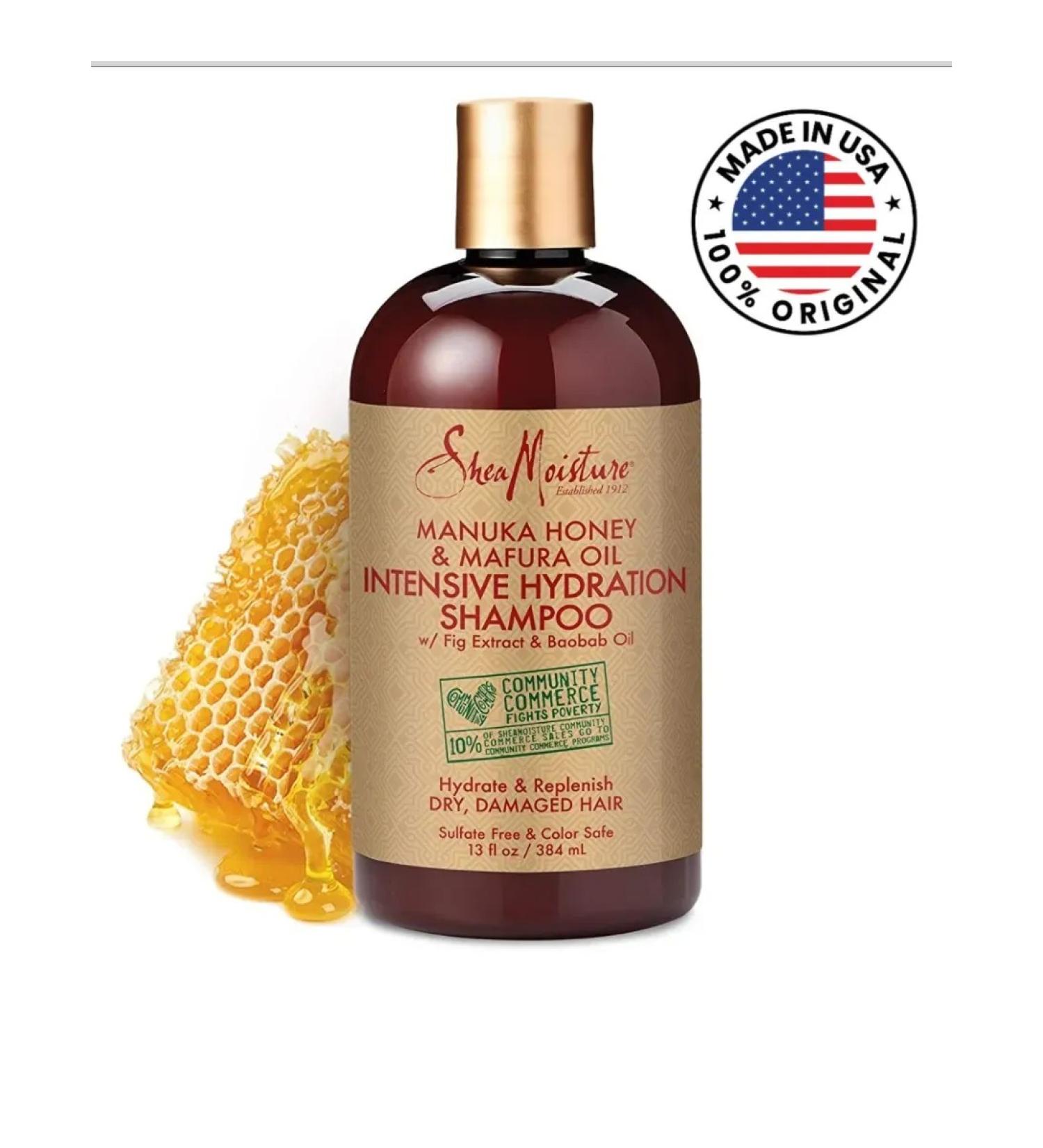 SheaMoisture Manuka Honey & Mafura Oil Shampoo - Buy Online on GoSupps.com