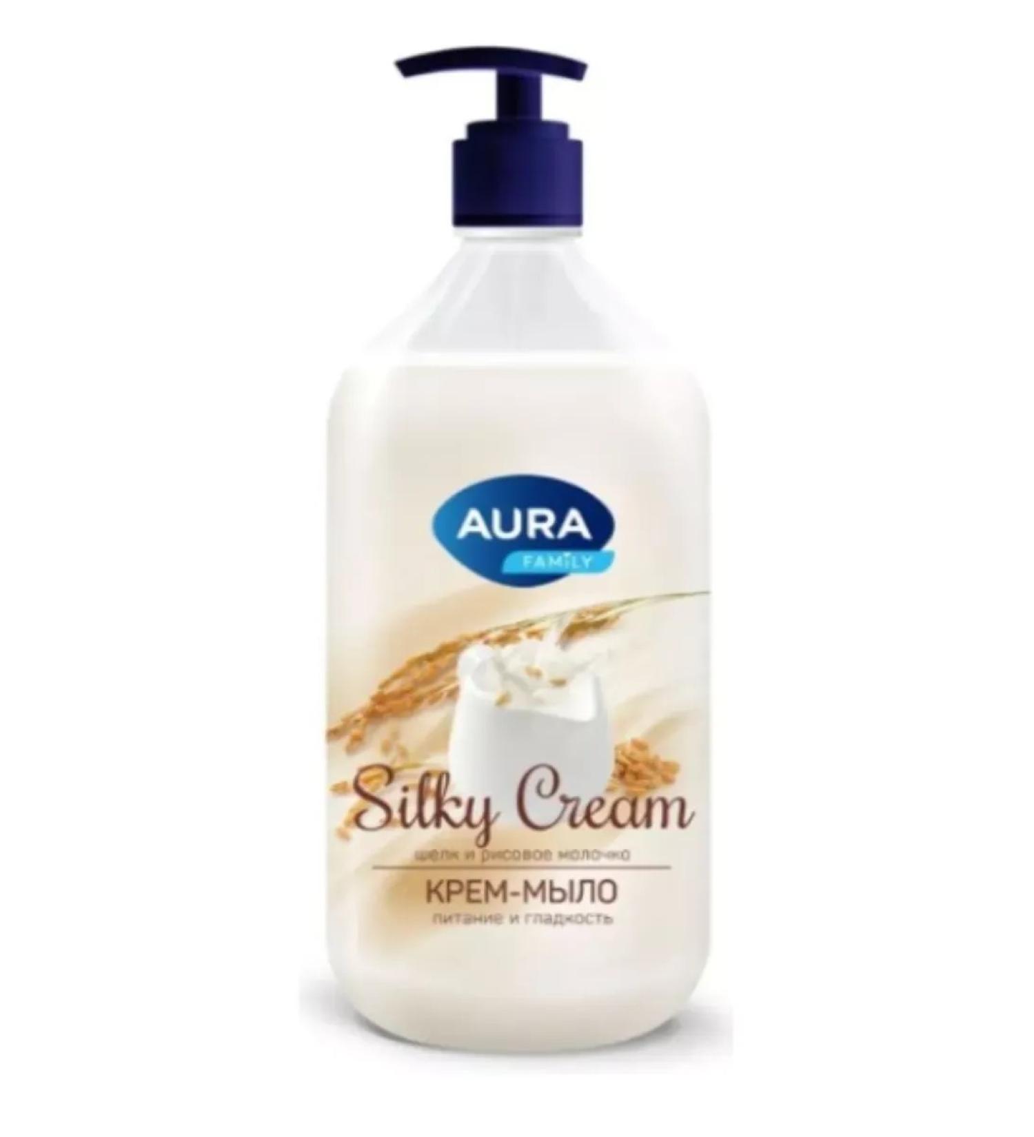 Aura Silky Cream cream silk and rice milk 1 liter