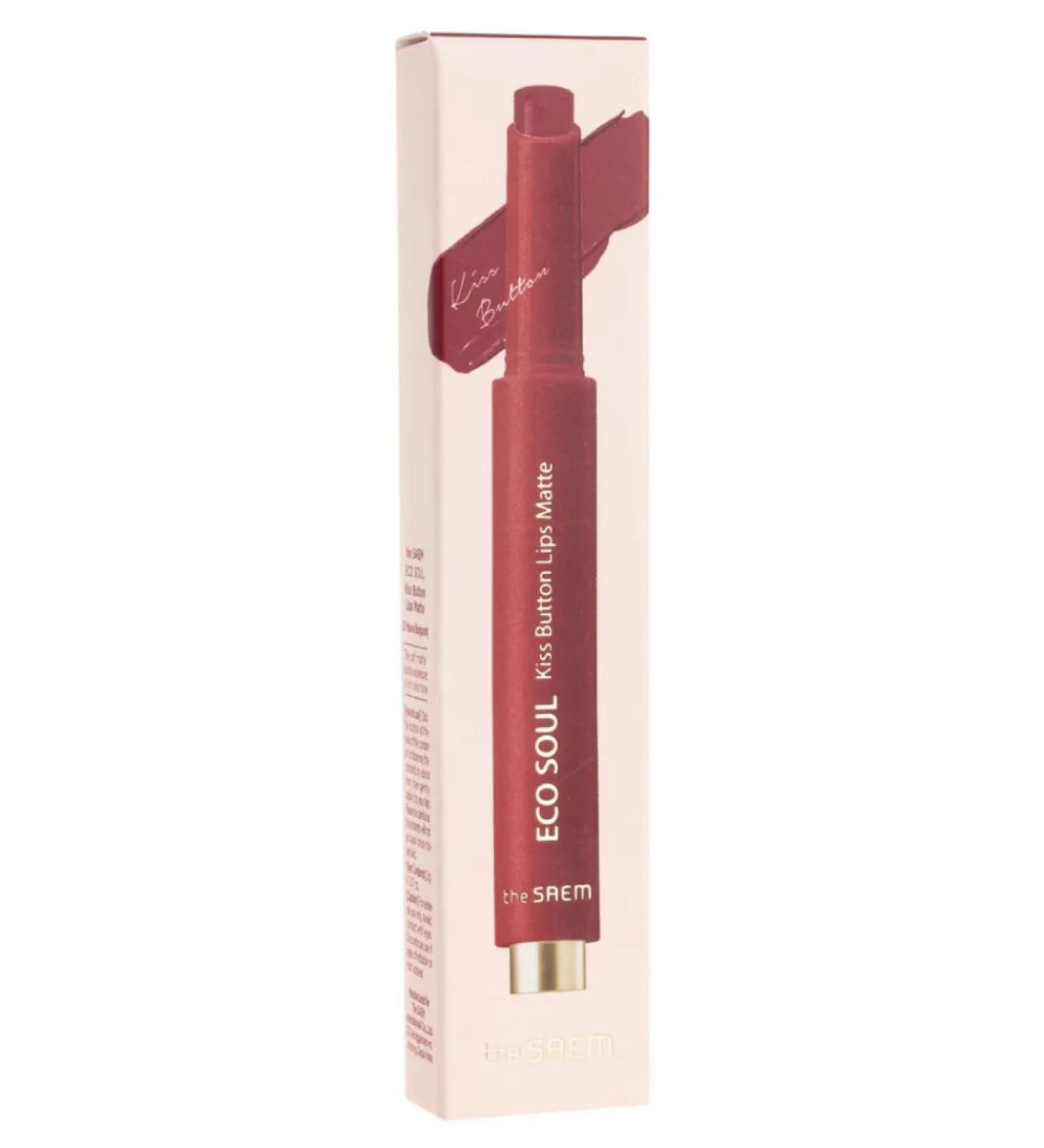 THE SAEM Lipstick mattova The 03 Mauve Burgundy - Buy Online on GoSupps.com