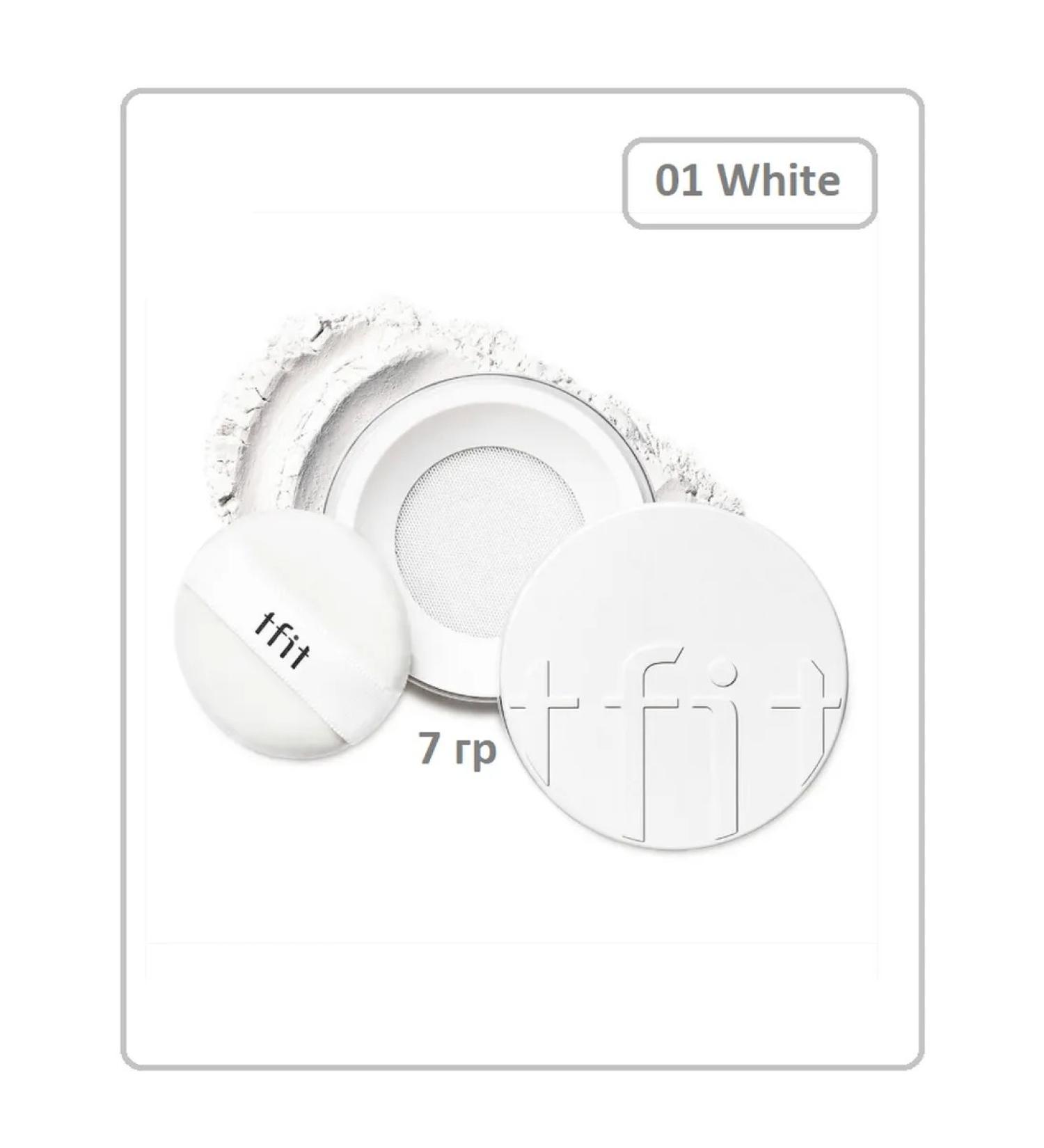 tfit Powder Translucent Set Finishing Powder 01 White - Buy Online on GoSupps.com