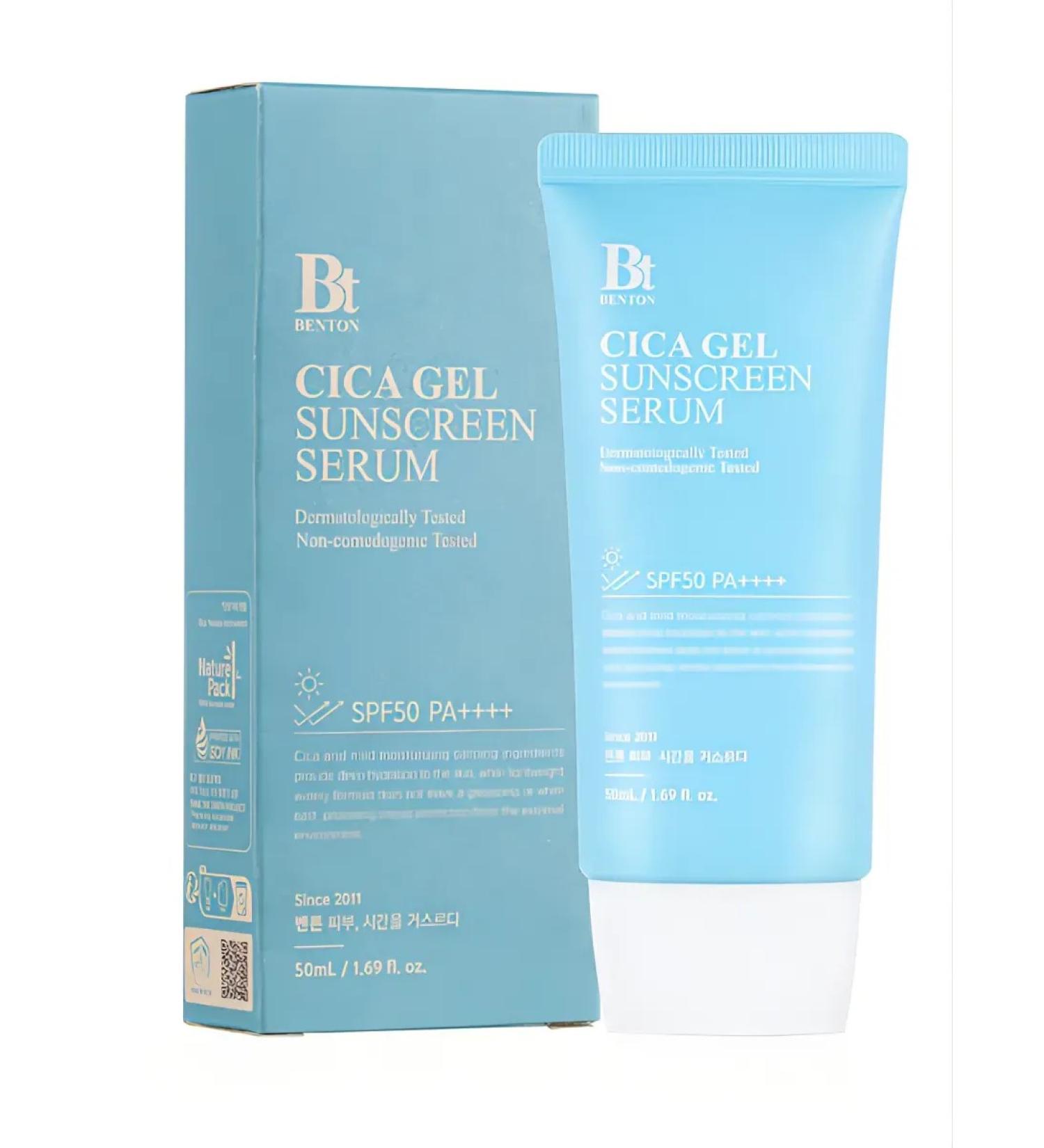 Benton Cica Gel Sunscreen Serum Sunflower Cream - Buy Online on GoSupps.com