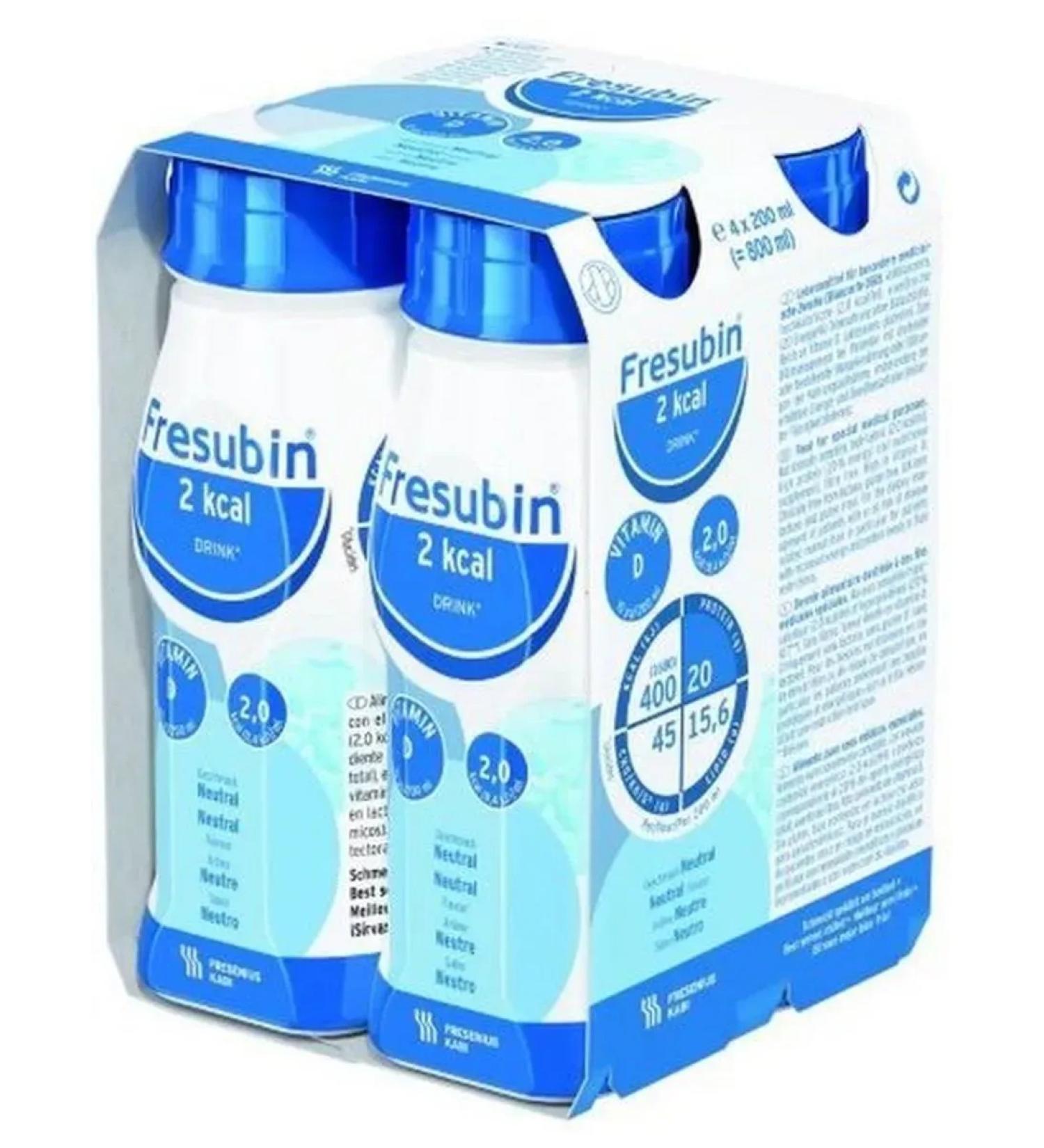 Fresubin Milling cape 2 kcal with taste neutral 200 ml 4pcs 4 cm - Buy Online on GoSupps.com