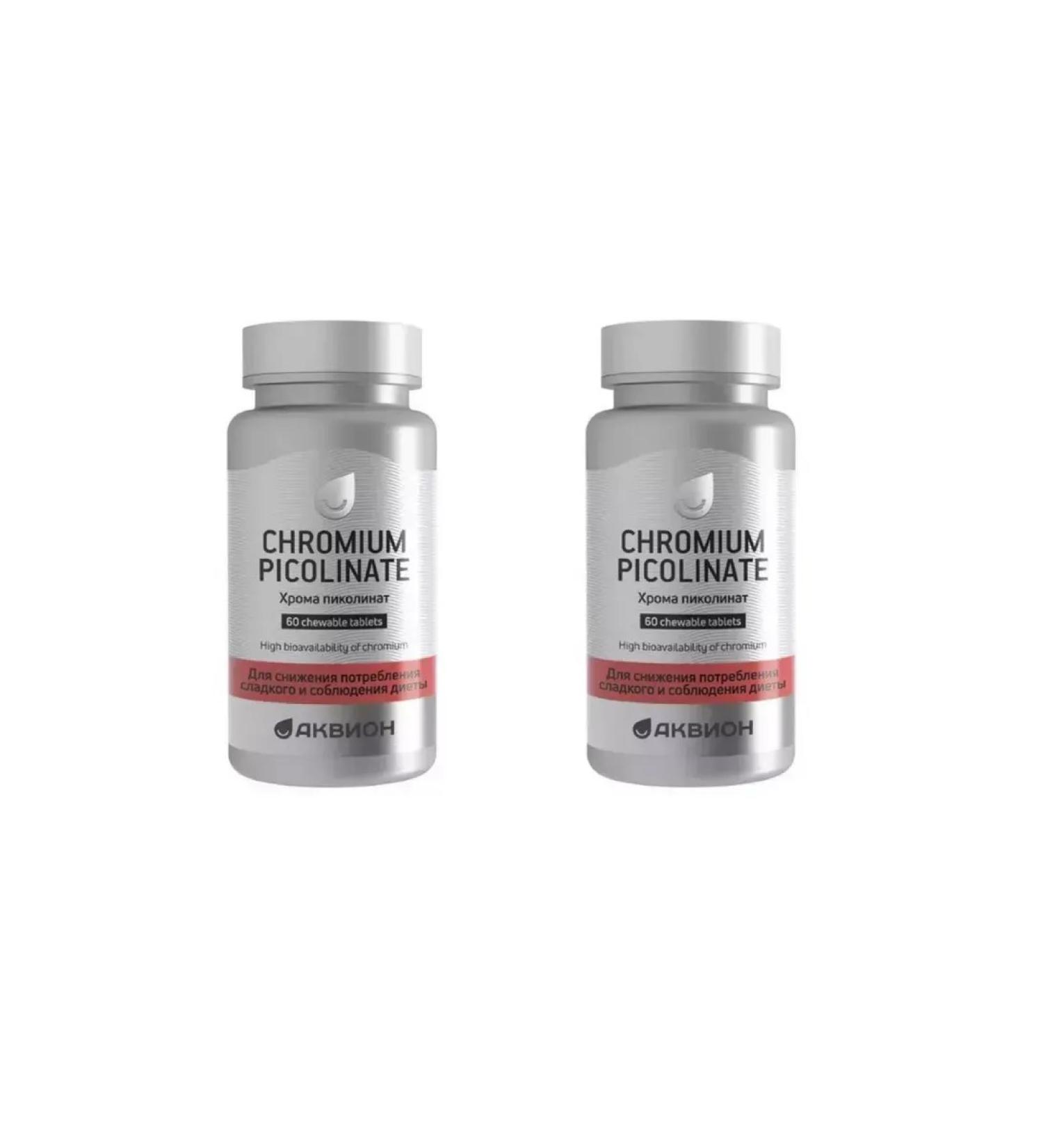 AKVION chromium picoline n60 table chews 0.45g-3pcs